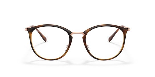 Ray-Ban RX 7140 Glasses Transparent / Brown