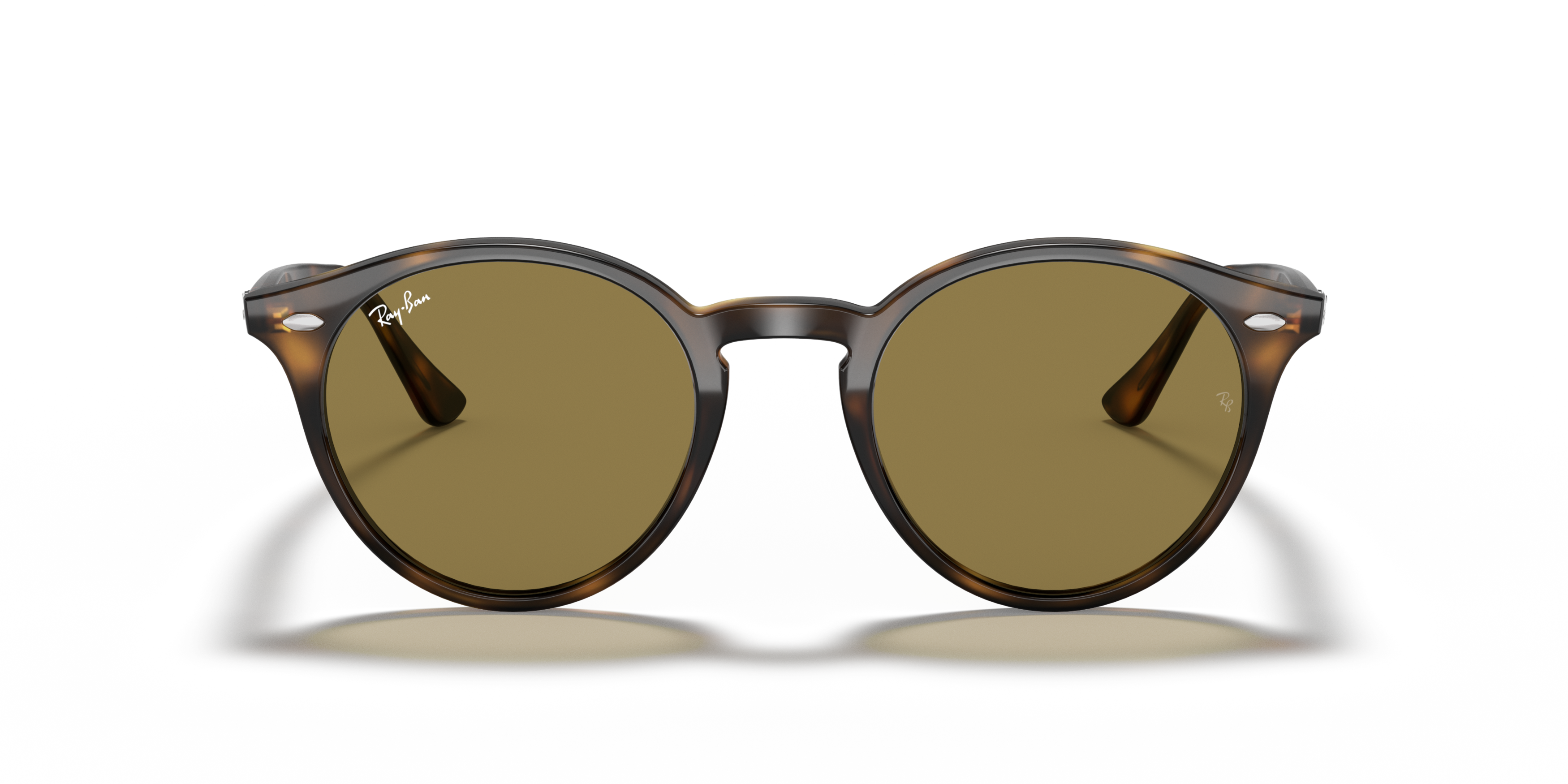 Front Ray-Ban Round RB2180 710/73 Bruin / Havana