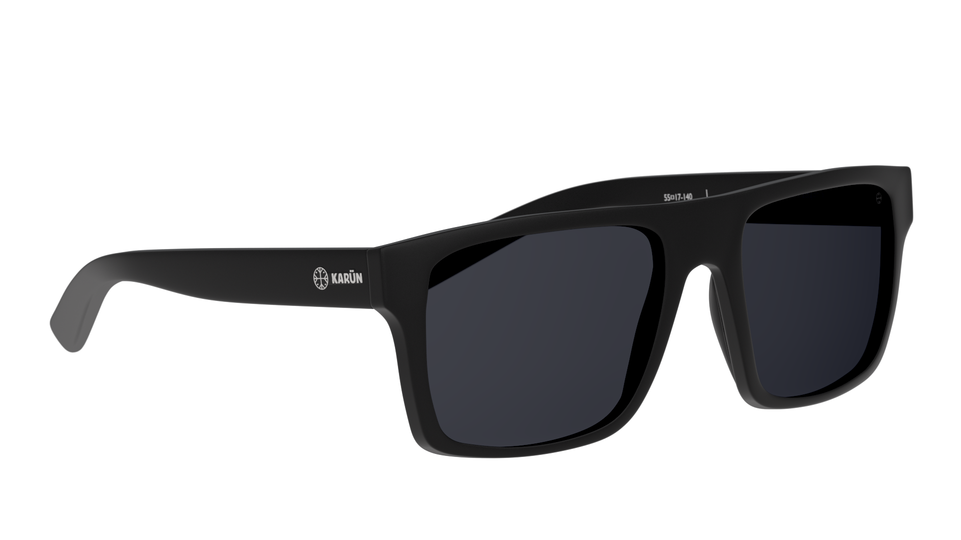 Angle_Right01 Karun KA OS0114 (Black) Sunglasses Grey / Black