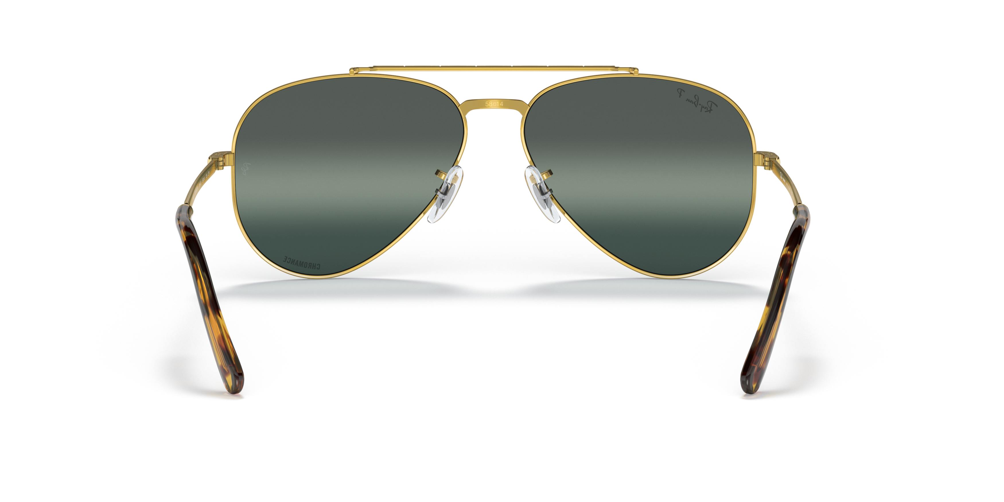 Detail02 Ray-Ban RB 3625 Sunglasses Blue / Gold