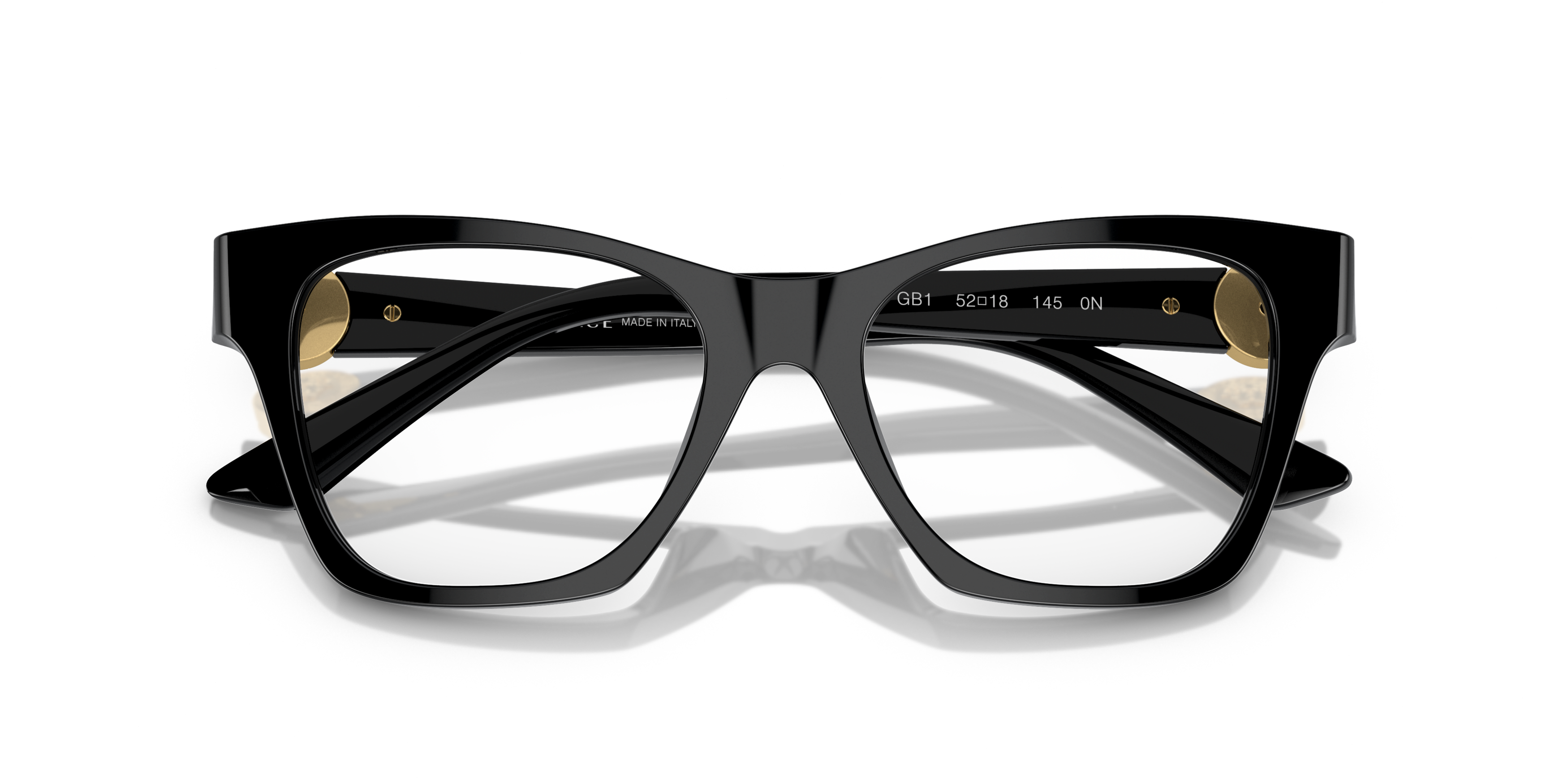 Folded Versace VE 3341U Glasses Transparent / Black