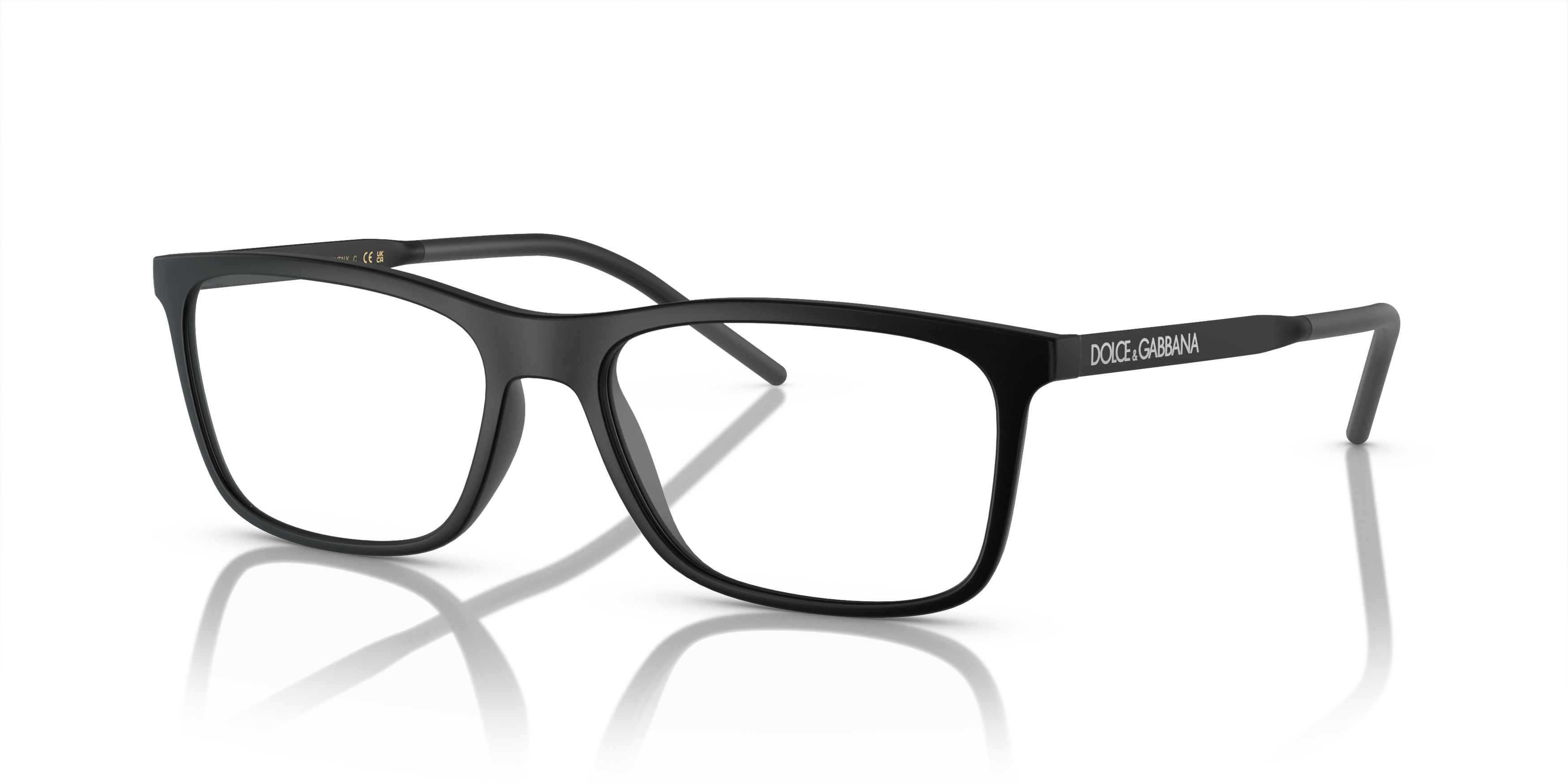 Angle_Left01 Dolce & Gabbana DG 5044 (2525) Glasses Transparent / Black