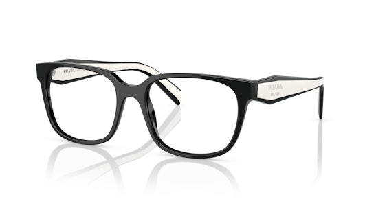Prada PR 17ZV (1AB1O1) Glasses Transparent / Black