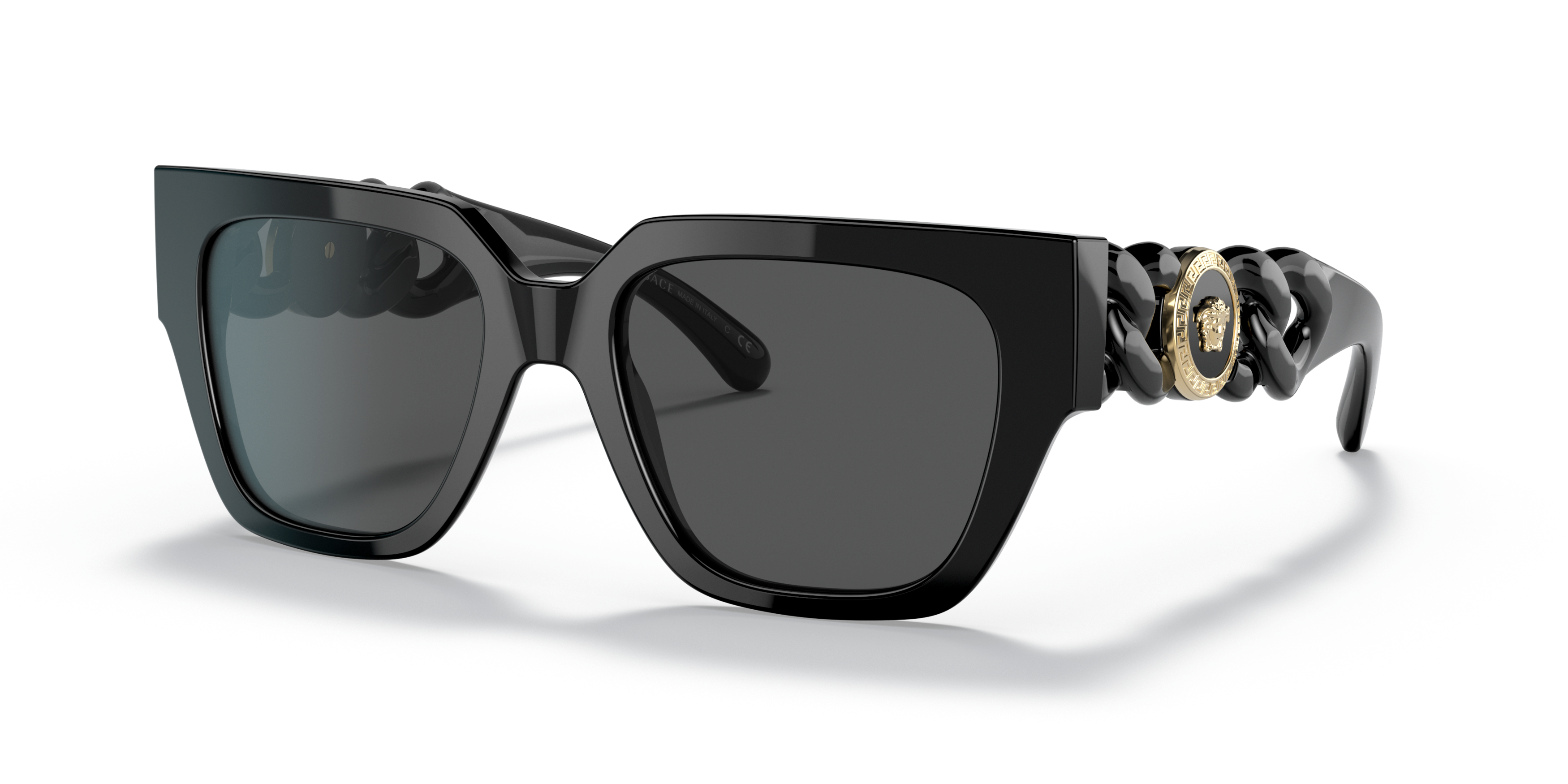 Angle_Left01 Versace VE 4409 (GB1/87) Sunglasses Grey / Black