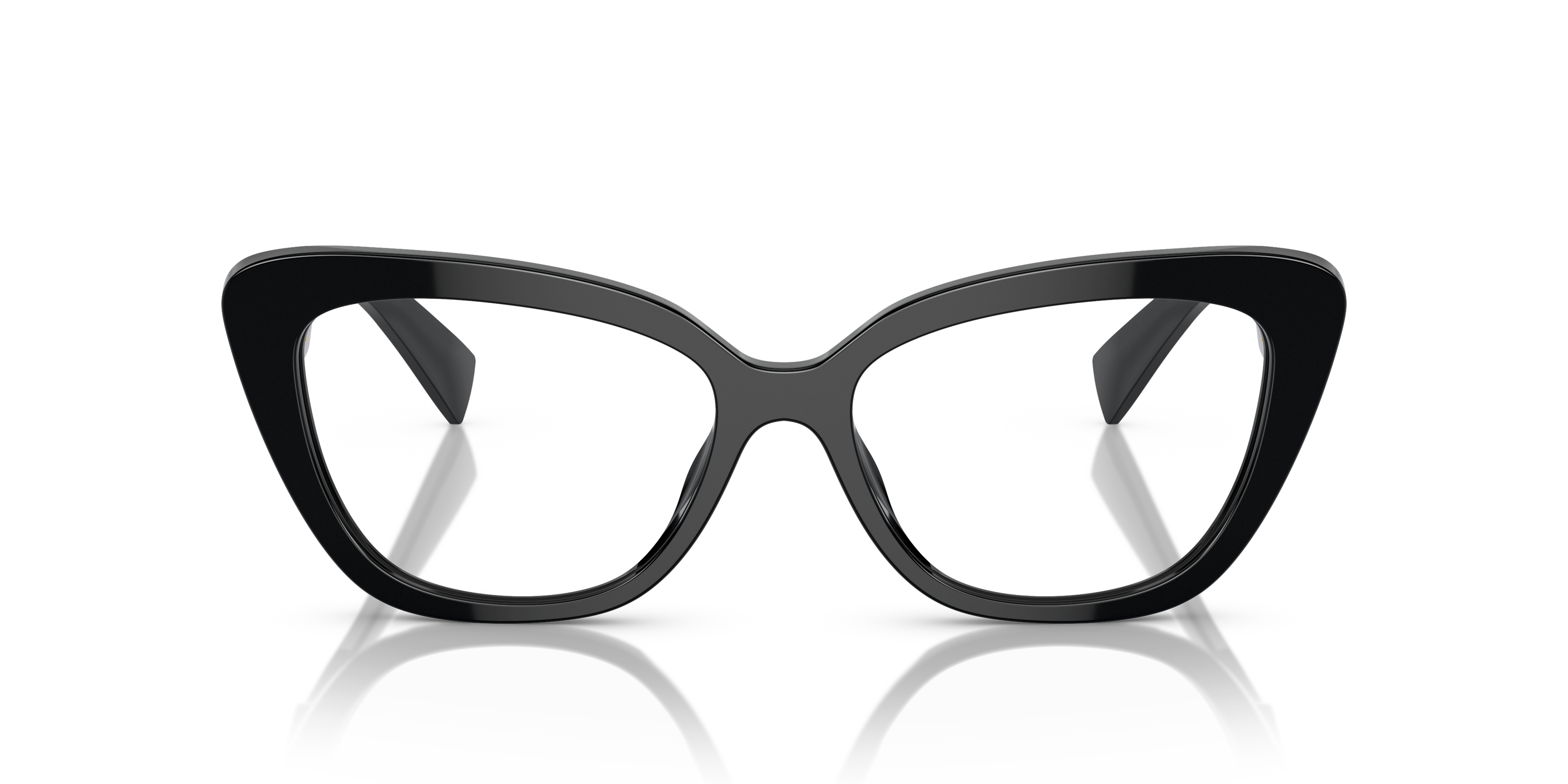 Front Miu Miu MU 05VV Glasses Transparent / Black