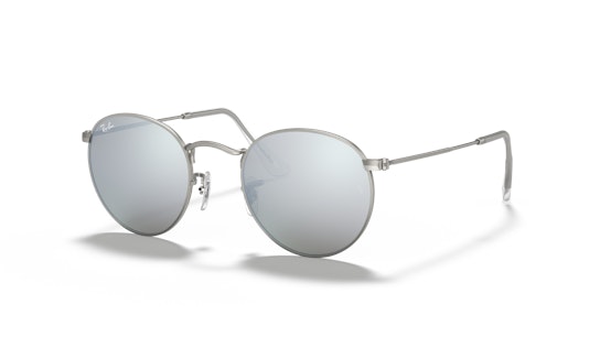 Ray-Ban Round Metal RB 3447 (019/30) Sunglasses Silver / Silver