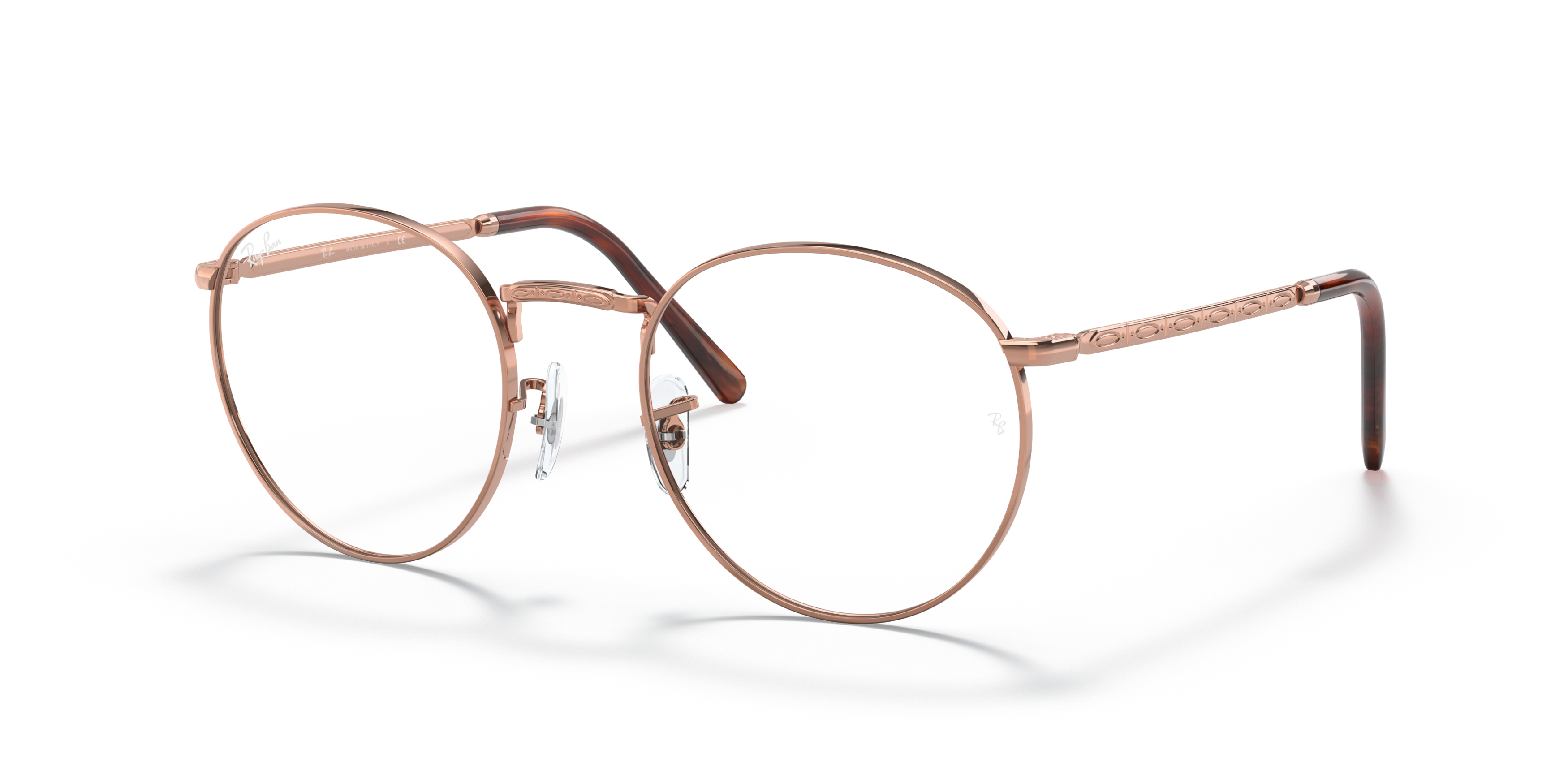 Angle_Left01 Ray-Ban New Round RX3637V 3094 Roze, Goud