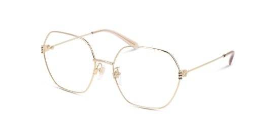 Gucci GG1285O Glasses Transparent / Gold, Pink