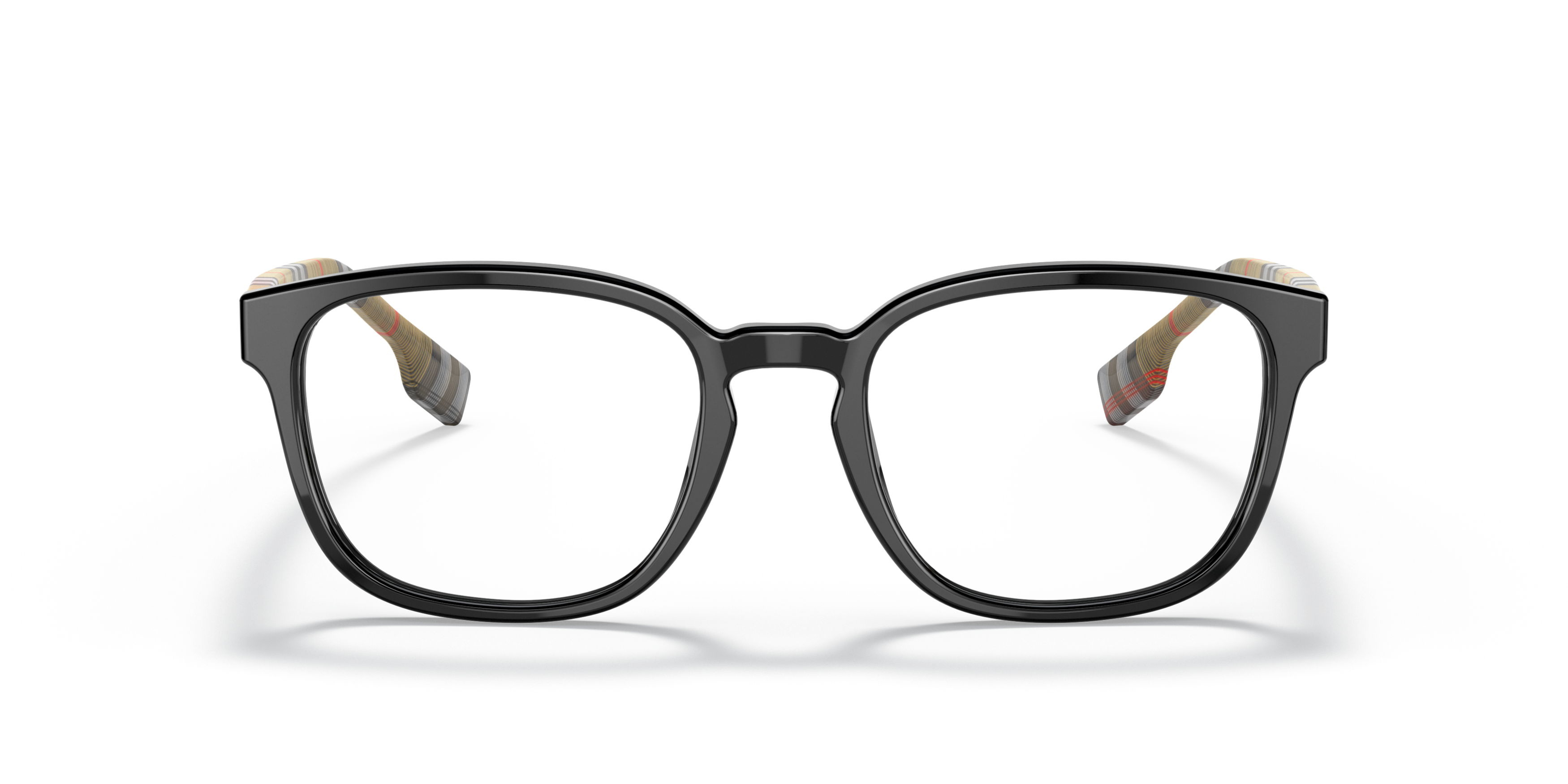 Front Burberry Edison Bio-Based BE 2344 Glasses Transparent / Black