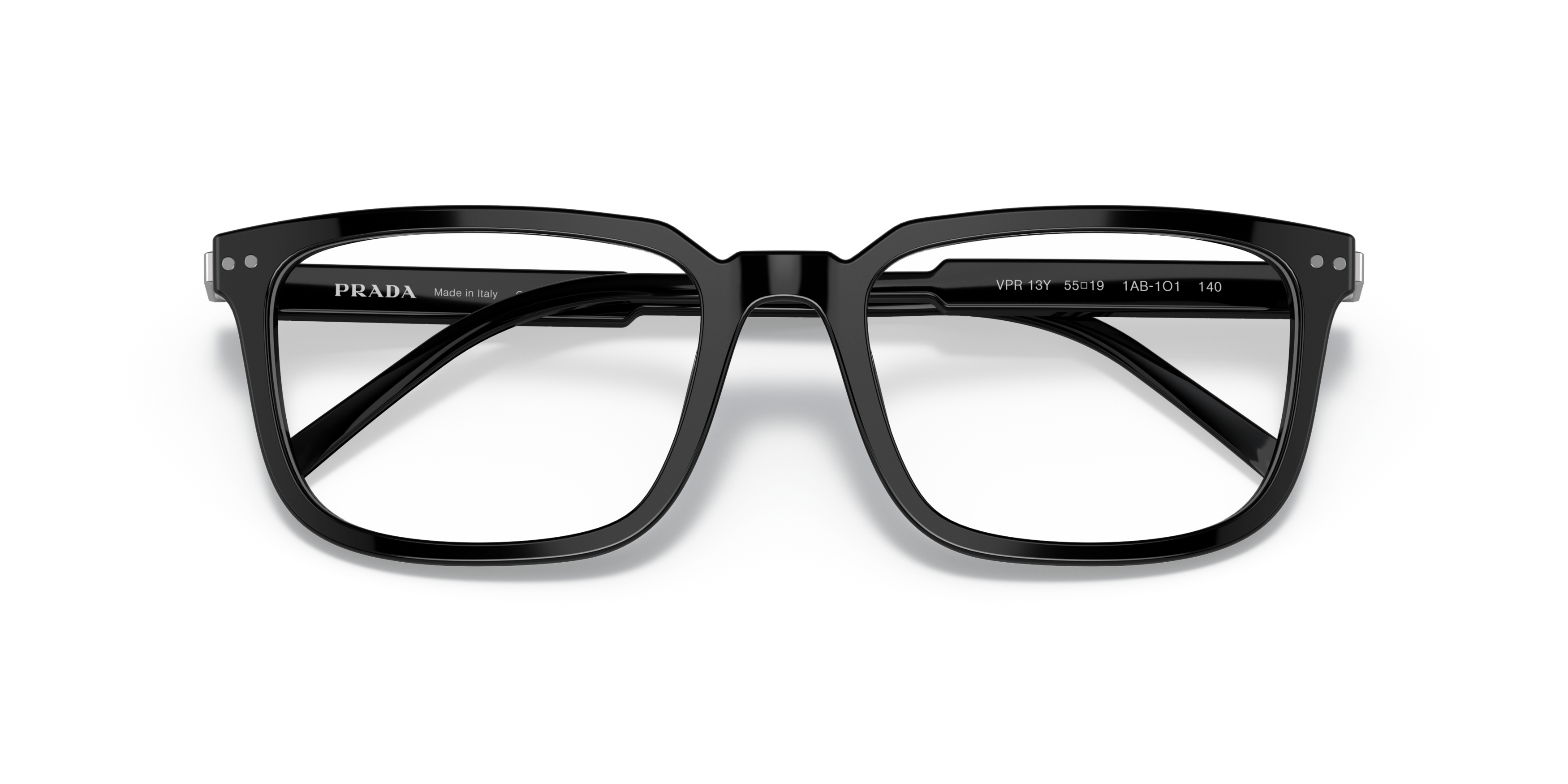 Folded Prada PR 13YV Glasses Transparent / Black