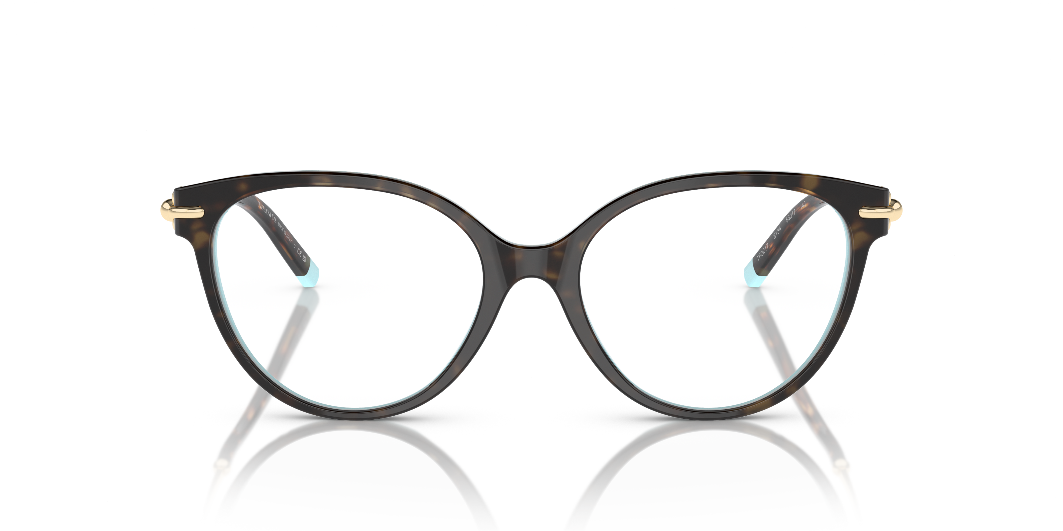 Front Tiffany & Co TF 2217 Glasses Transparent / Black