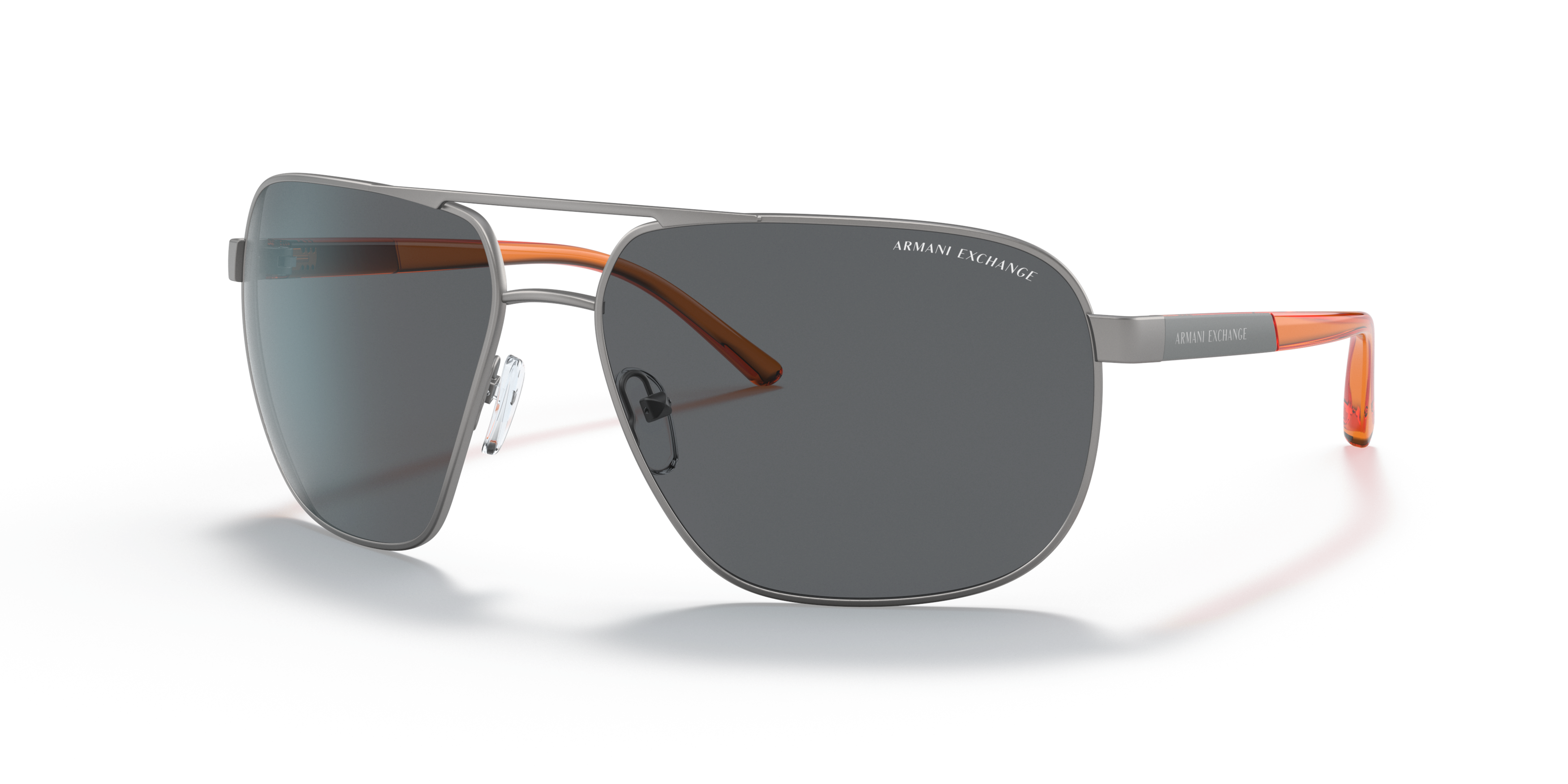 Angle_Left01 Armani Exchange AX 2040S (600387) Sunglasses Grey / Grey