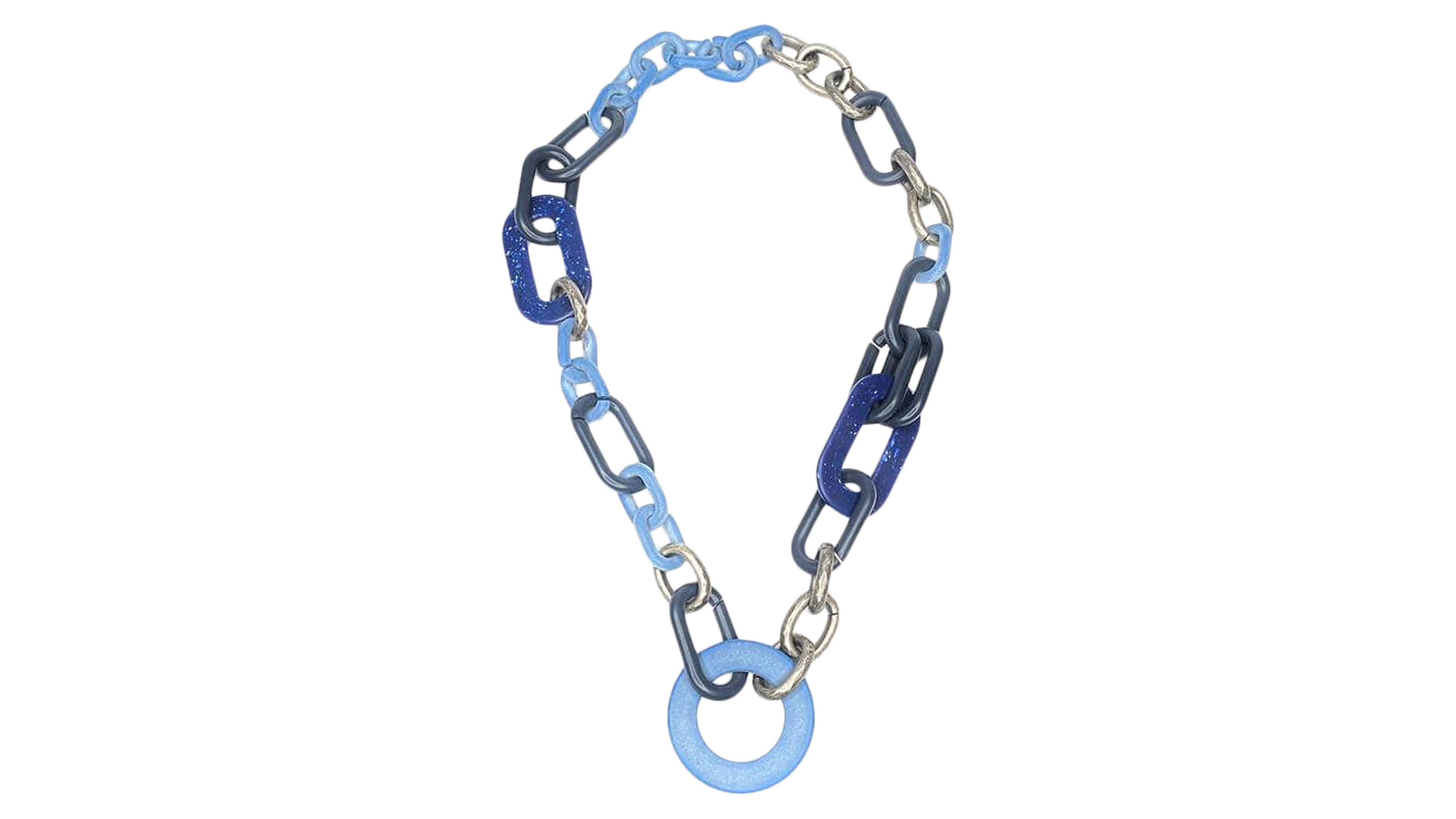 Front CotiVision Halo Glasses Chain Blue