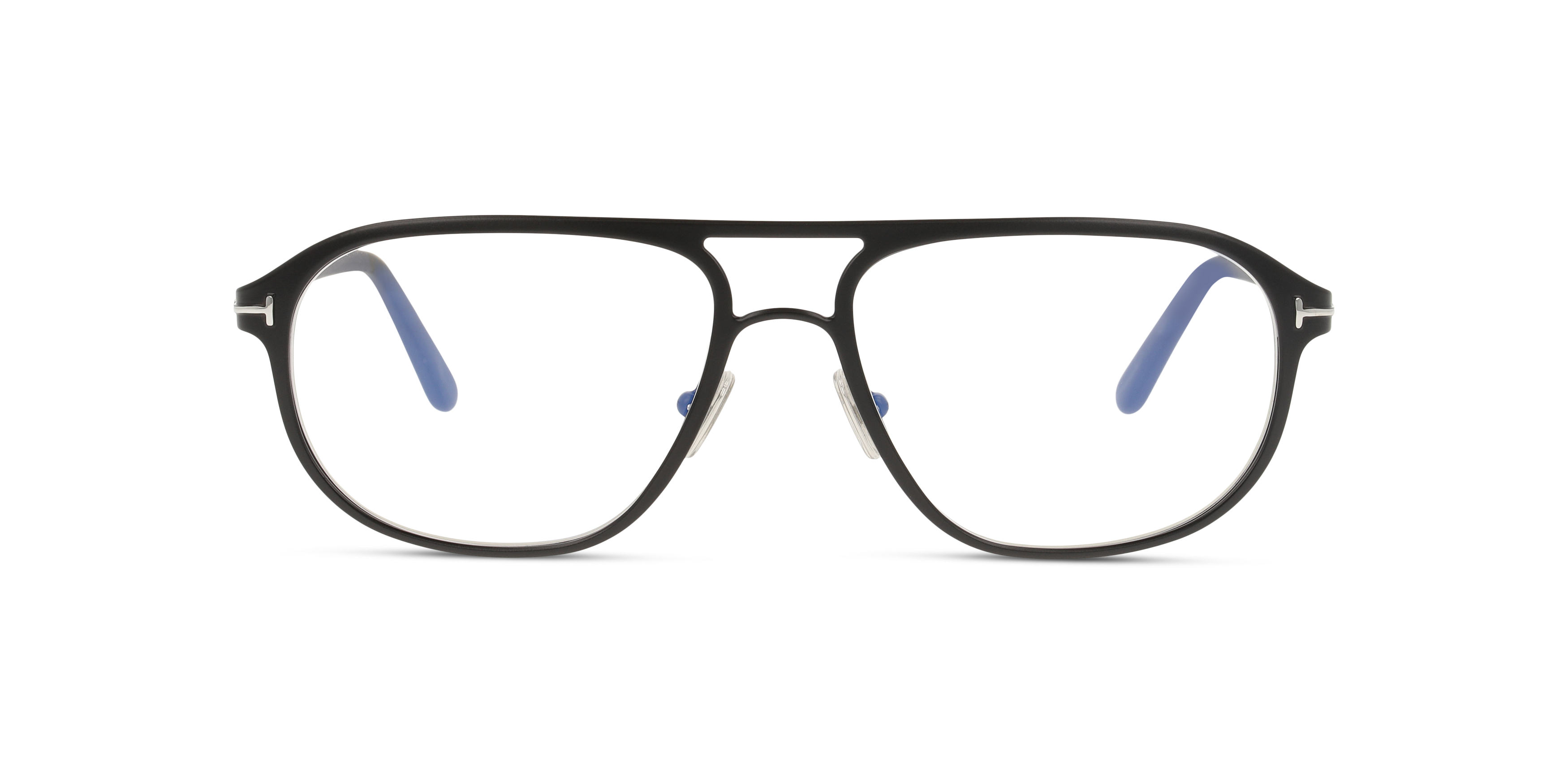 Front Tom Ford FT 5751-B (002) Glasses Transparent / Black