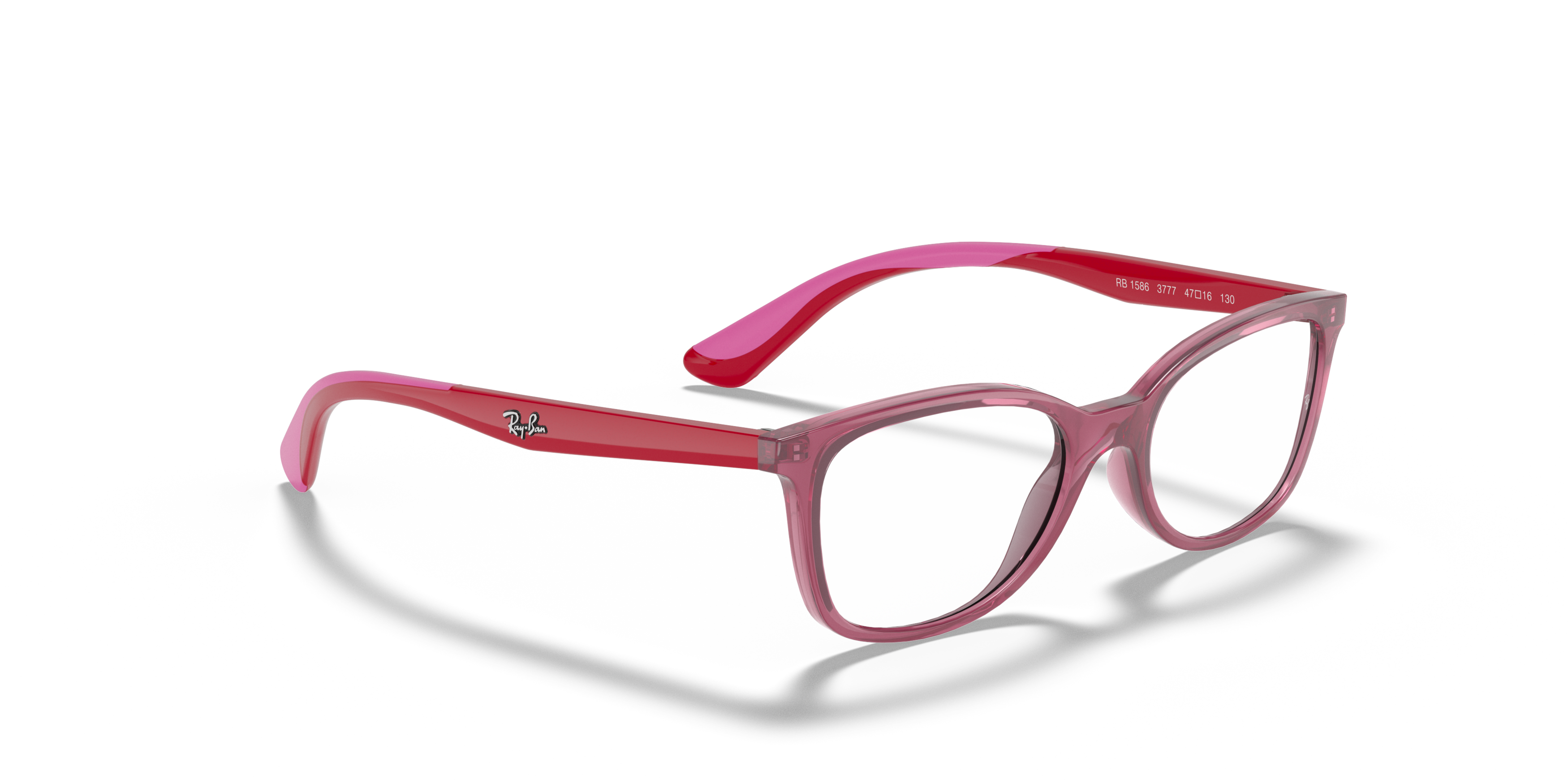 Angle_Right01 RAY-BAN RY1586 3777 Rouge, Cristal