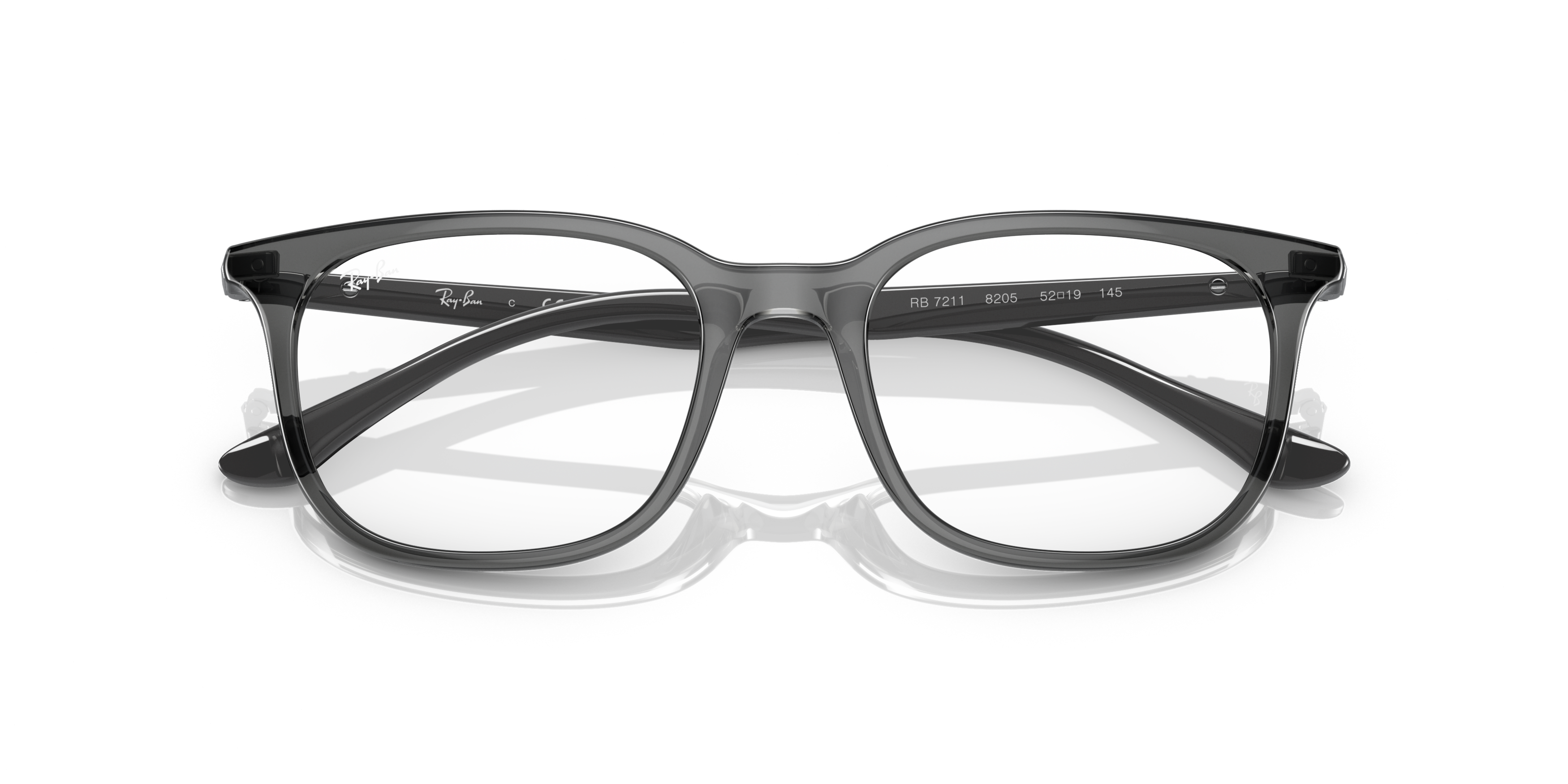 Folded Ray-Ban 0RX7211 8205 Transparent