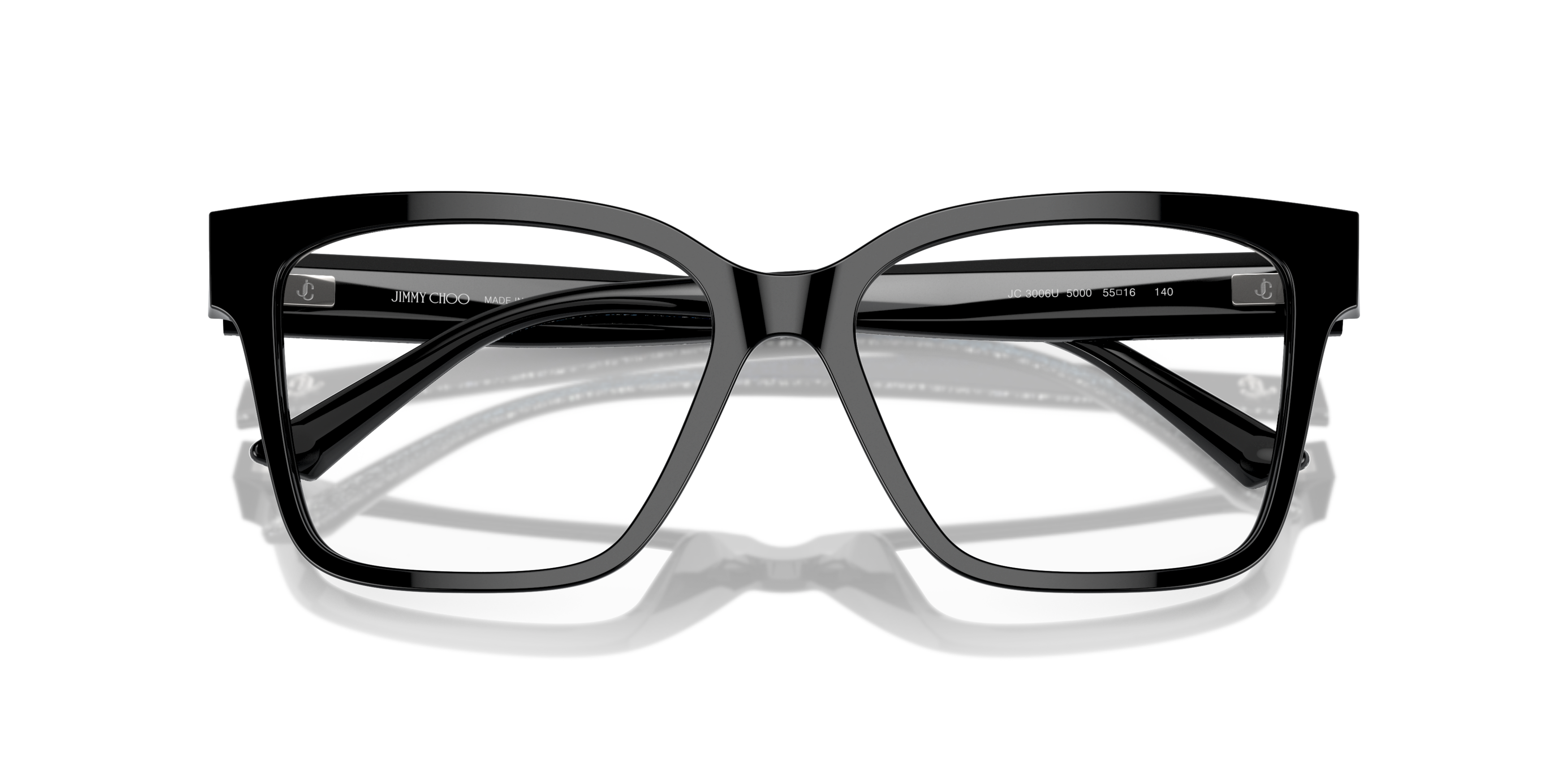 Folded Jimmy Choo JC3006U Glasses Transparent / Black