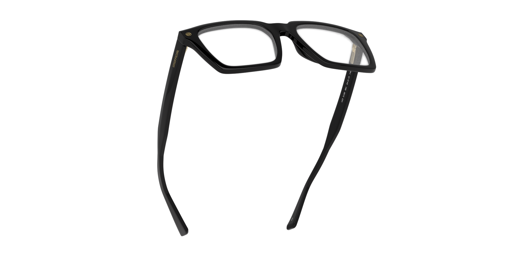 Bottom_Up Unofficial UO2159 Glasses Transparent / Black