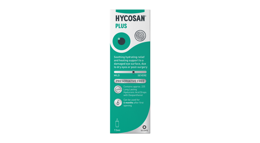 Front Hycosan Hycosan Plus Preservative Free Eye Drops Eye Drops 1 x 7.5ml