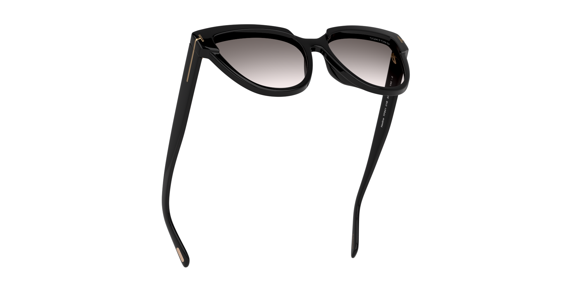 Bottom_Up Tom Ford Nadine FT0941 Sunglasses Grey / Black