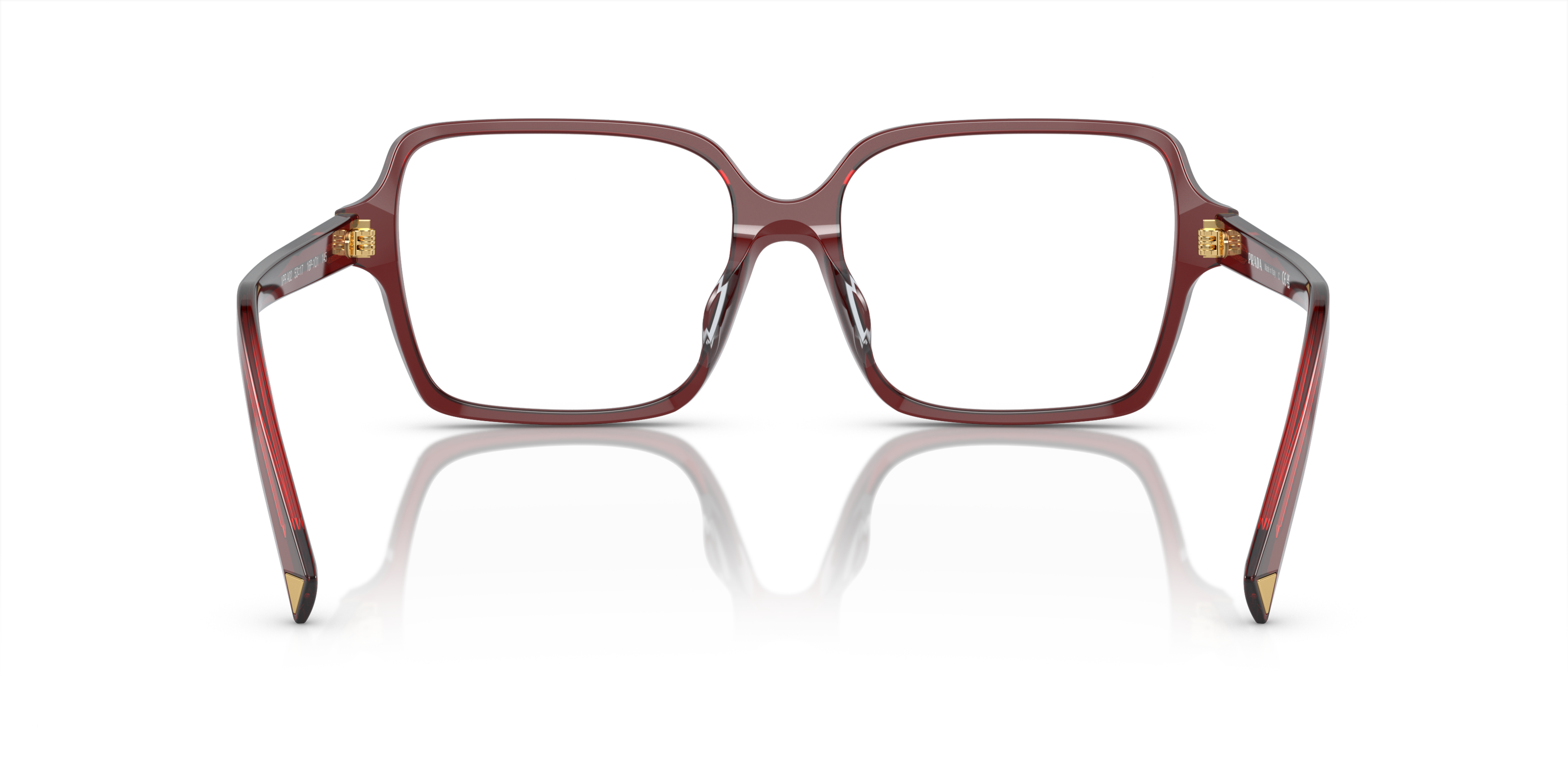 Detail02 Prada PR A02V Glasses Transparent / Black