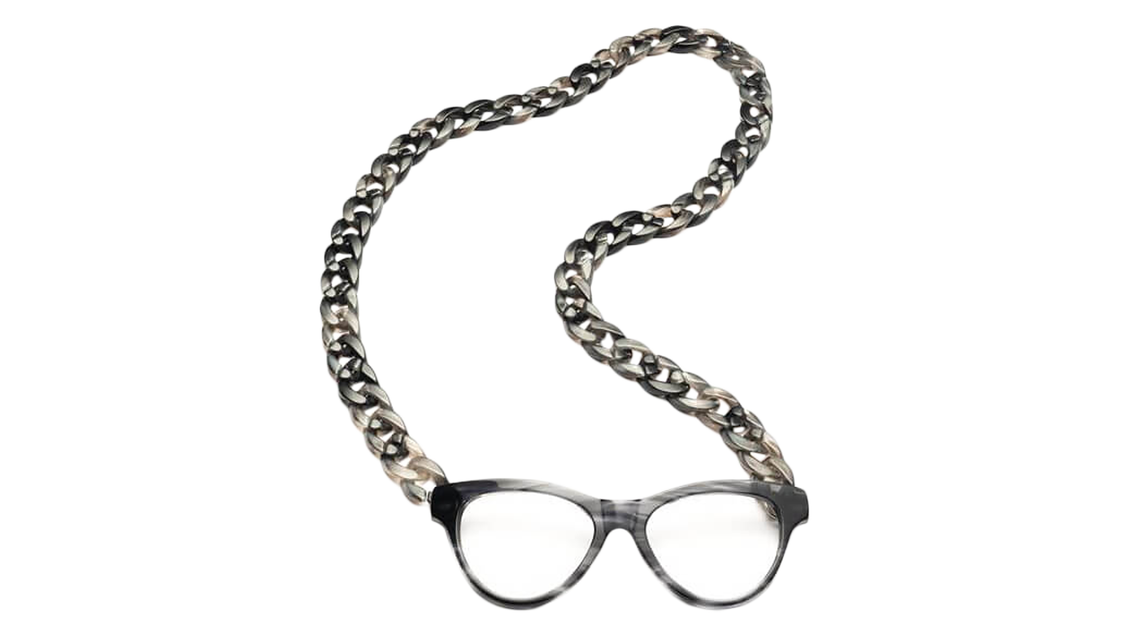 Front CotiVision Joen - Grey (+1.00) Necklace Reading Glasses Grey +1.00