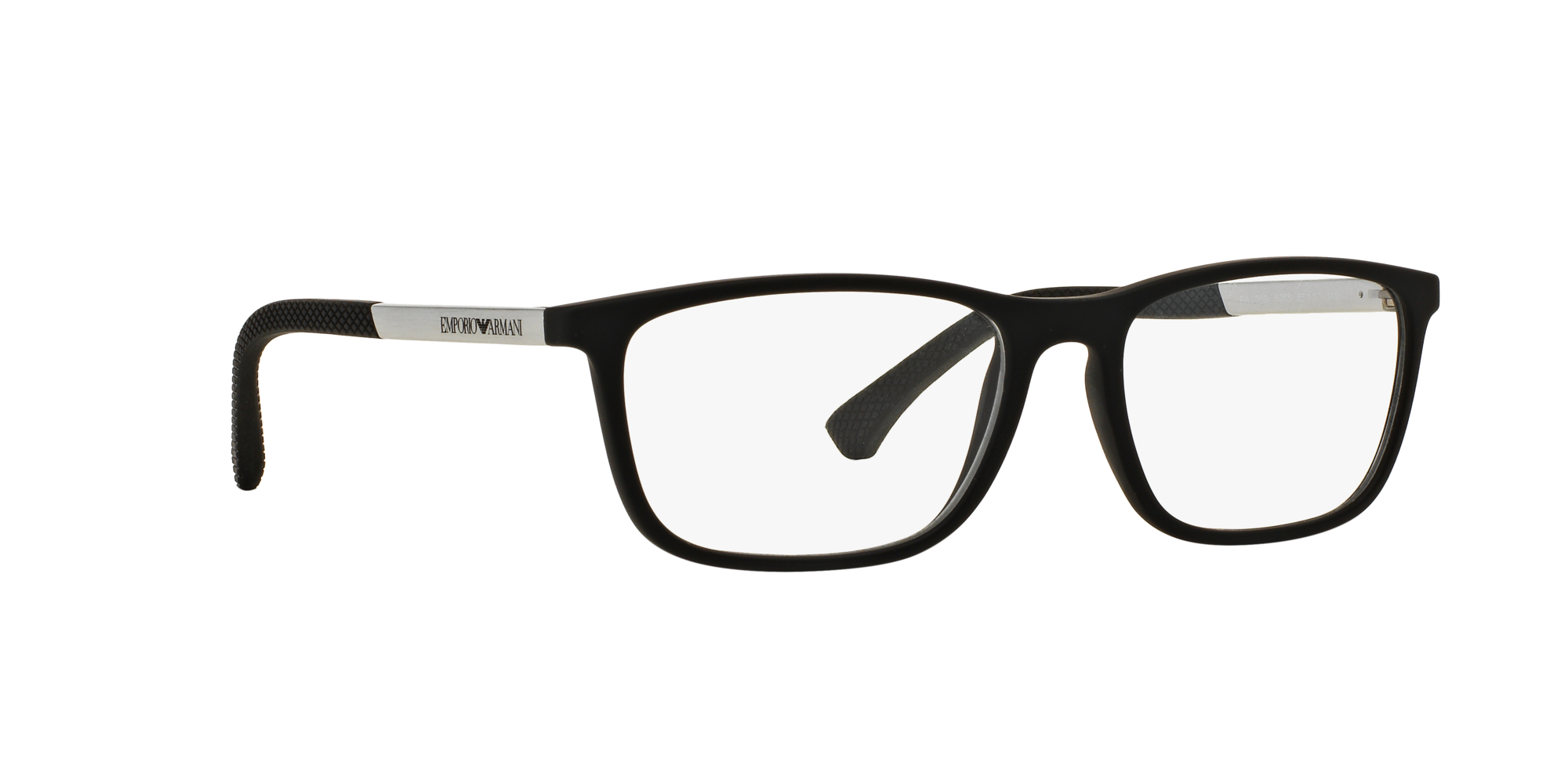 Angle_Right01 Emporio Armani EA 3069 Glasses Transparent / Black