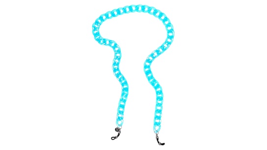 CotiVision Joen Glasses Chain Crystal Turquoise