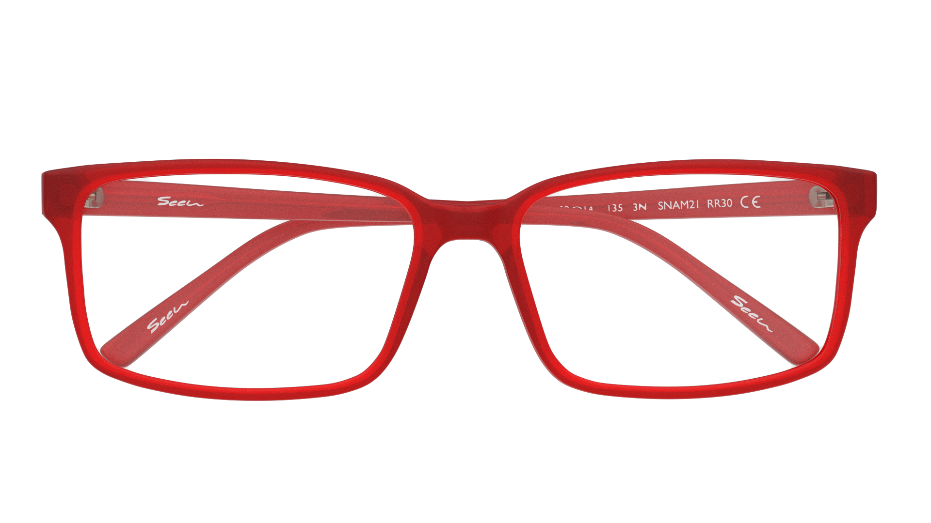 Folded Seen SN AM21 (RR00) Glasses Transparent / Red
