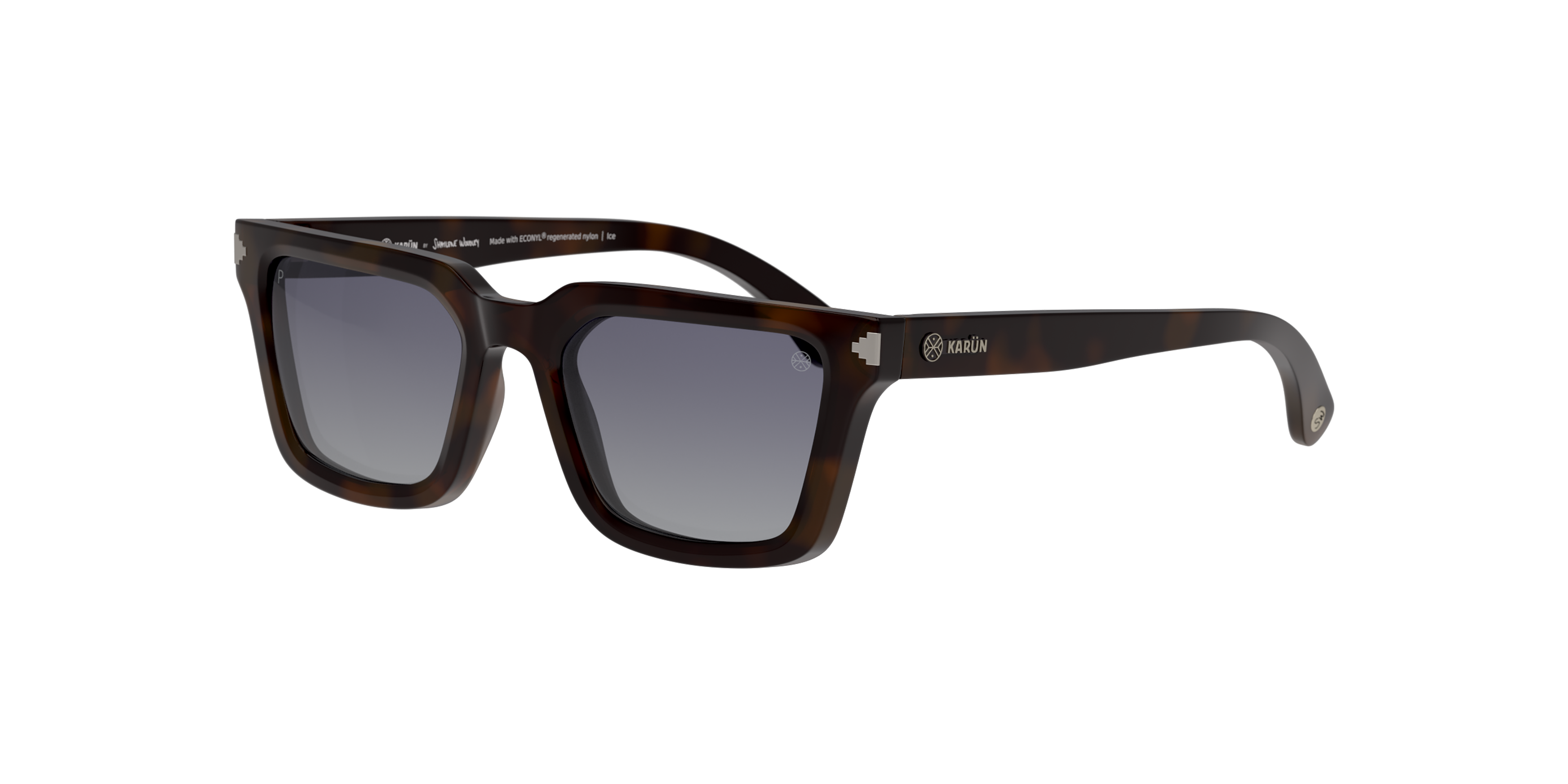 Angle_Left01 Karun SW FS0152 Sunglasses Grey / Havana