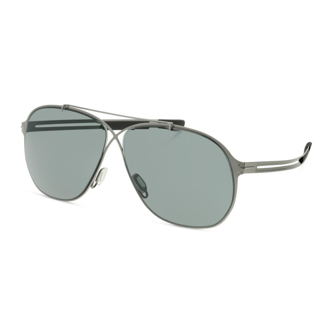 Tom Ford FT0829 Lunettes de Soleil Homme - Ovale Gris