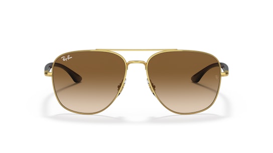 Ray-Ban RB 3683 (001/51) Sunglasses Brown / Gold