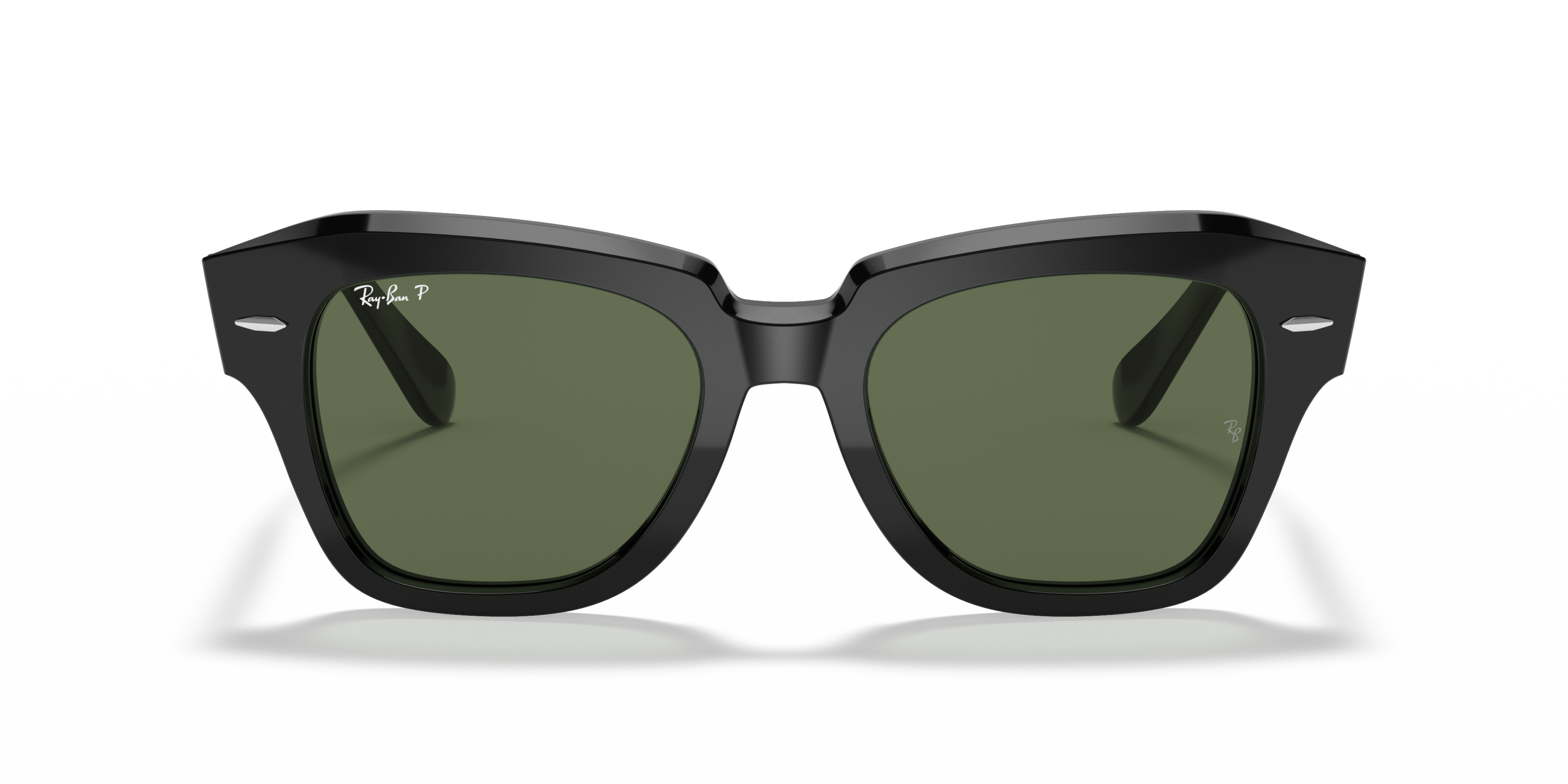 Front Ray-Ban RB 2186 (901/58) Sunglasses Green / Black