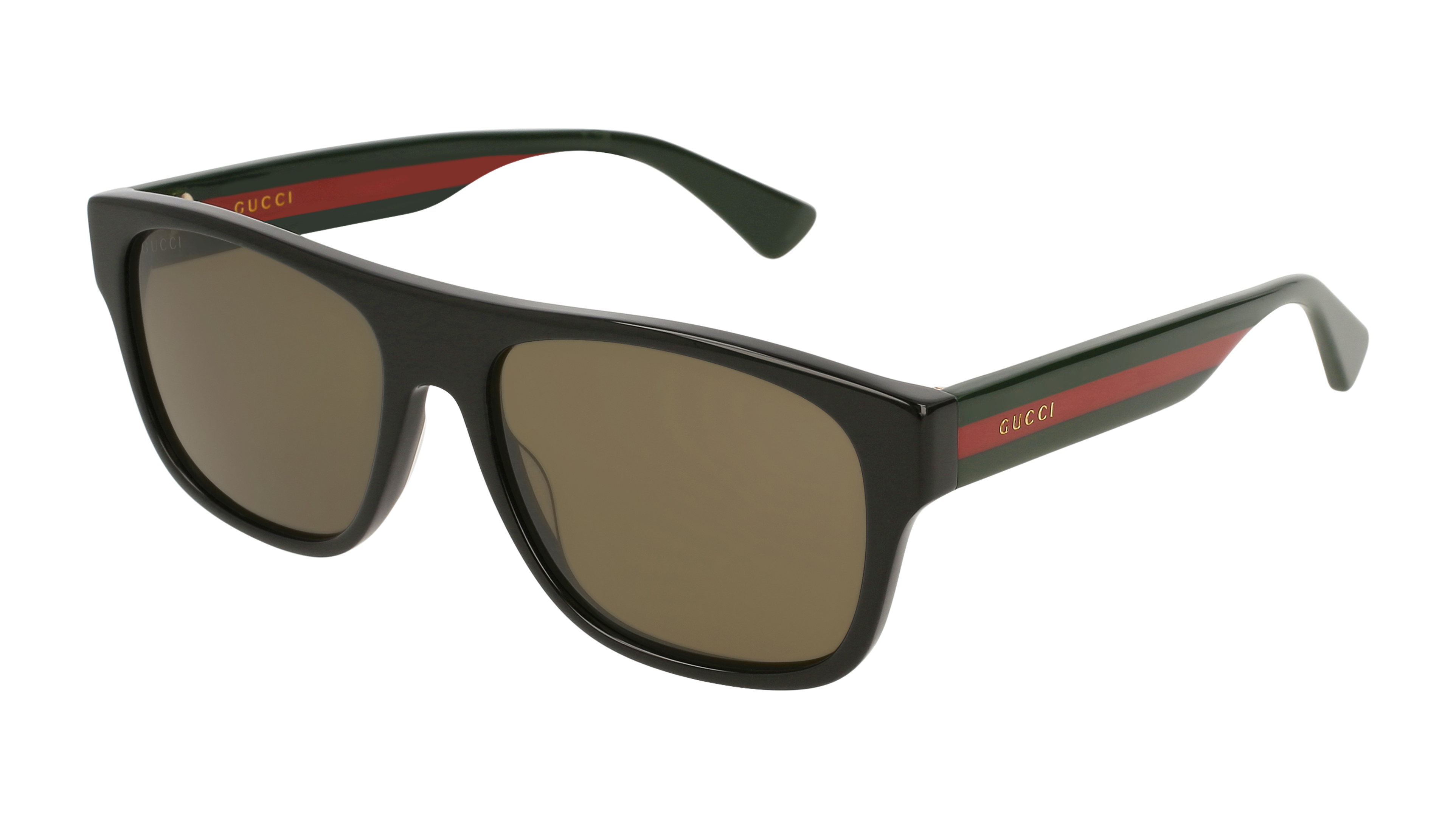 Angle_Left01 Gucci GG 0341S (002) Sunglasses Grey / Black