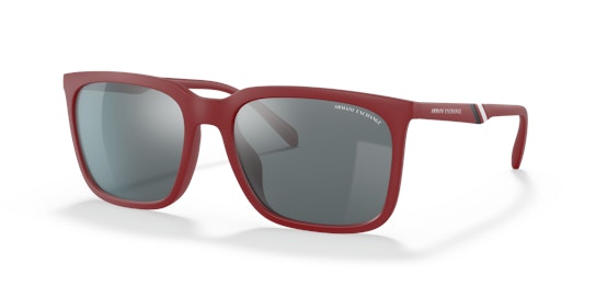 Armani Exchange AX 4117SU (80986G) Sunglasses Grey / Red