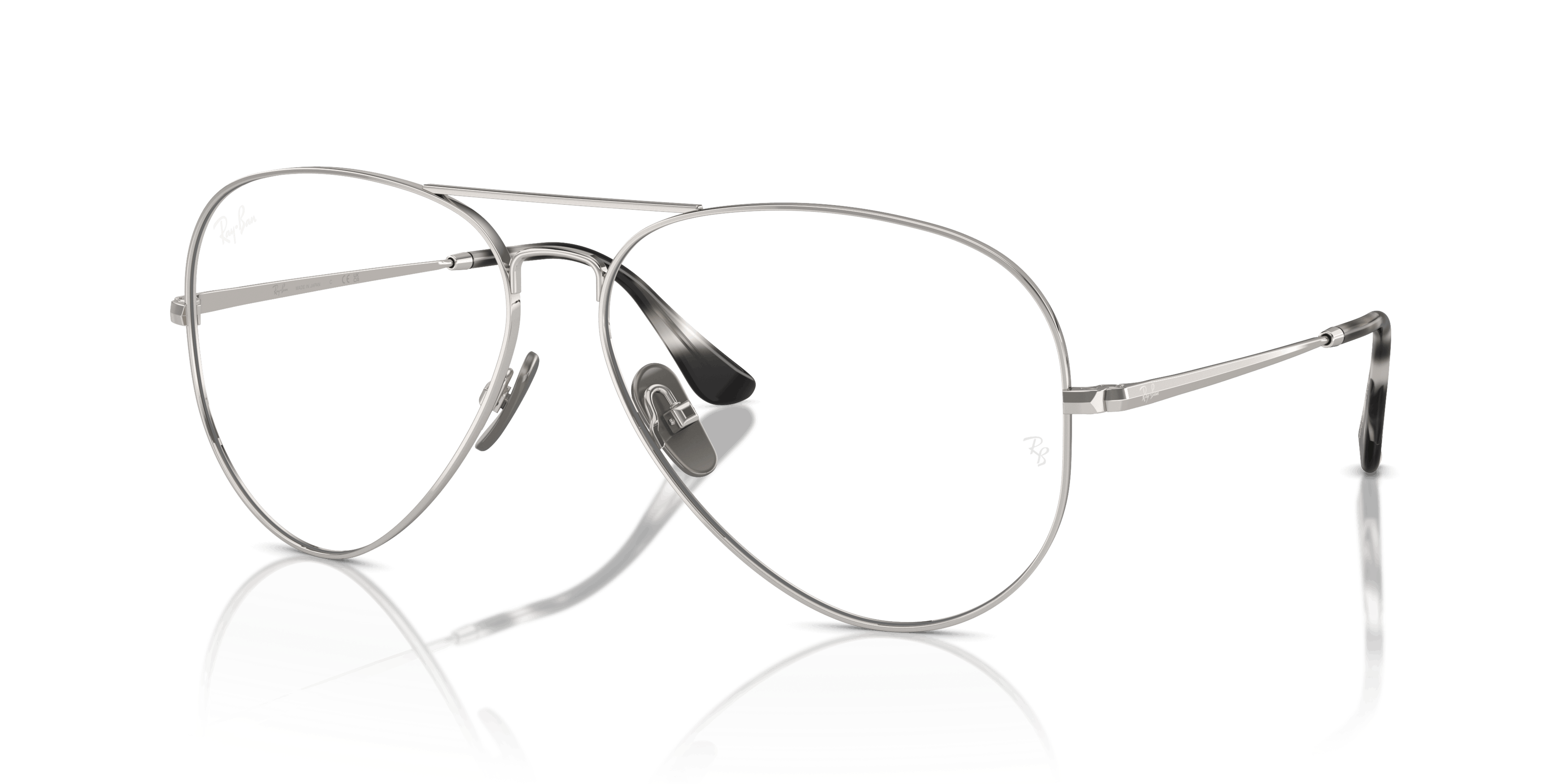 Angle_Left01, RAY-BAN Aviator Titanium Optics RX8789 1002