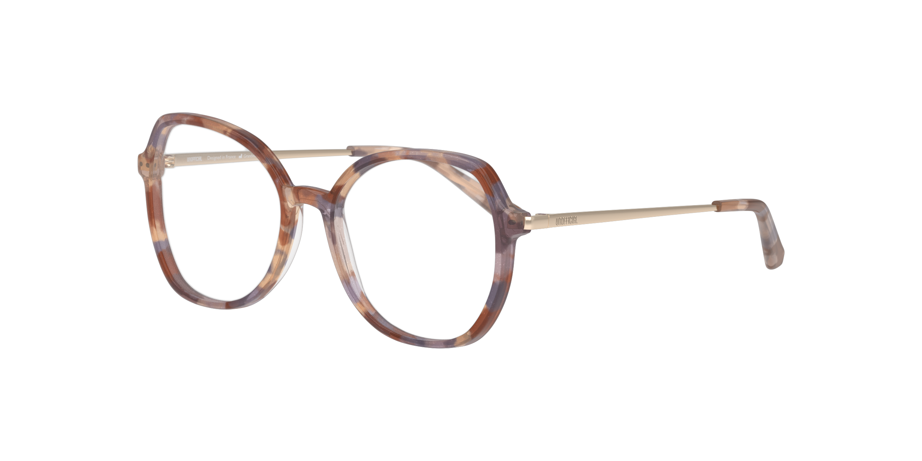 Angle_Left01 Unofficial UNOF0430 (VD00) Glasses Transparent / Brown