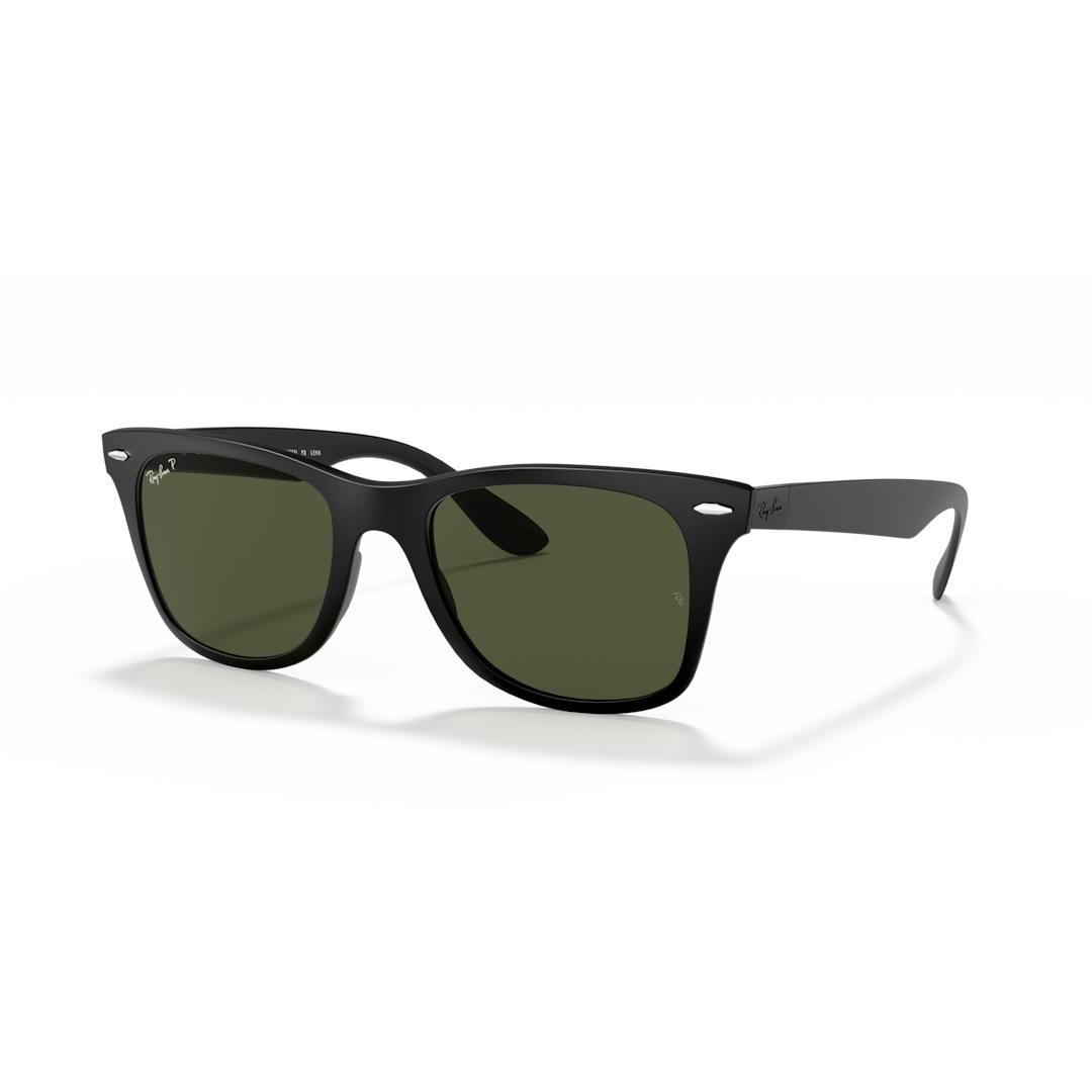 Ray-Ban Wayfarer RB4195 Lunettes de Soleil Homme - Carrée Noir - Verres Polarisés - Possibilité de v