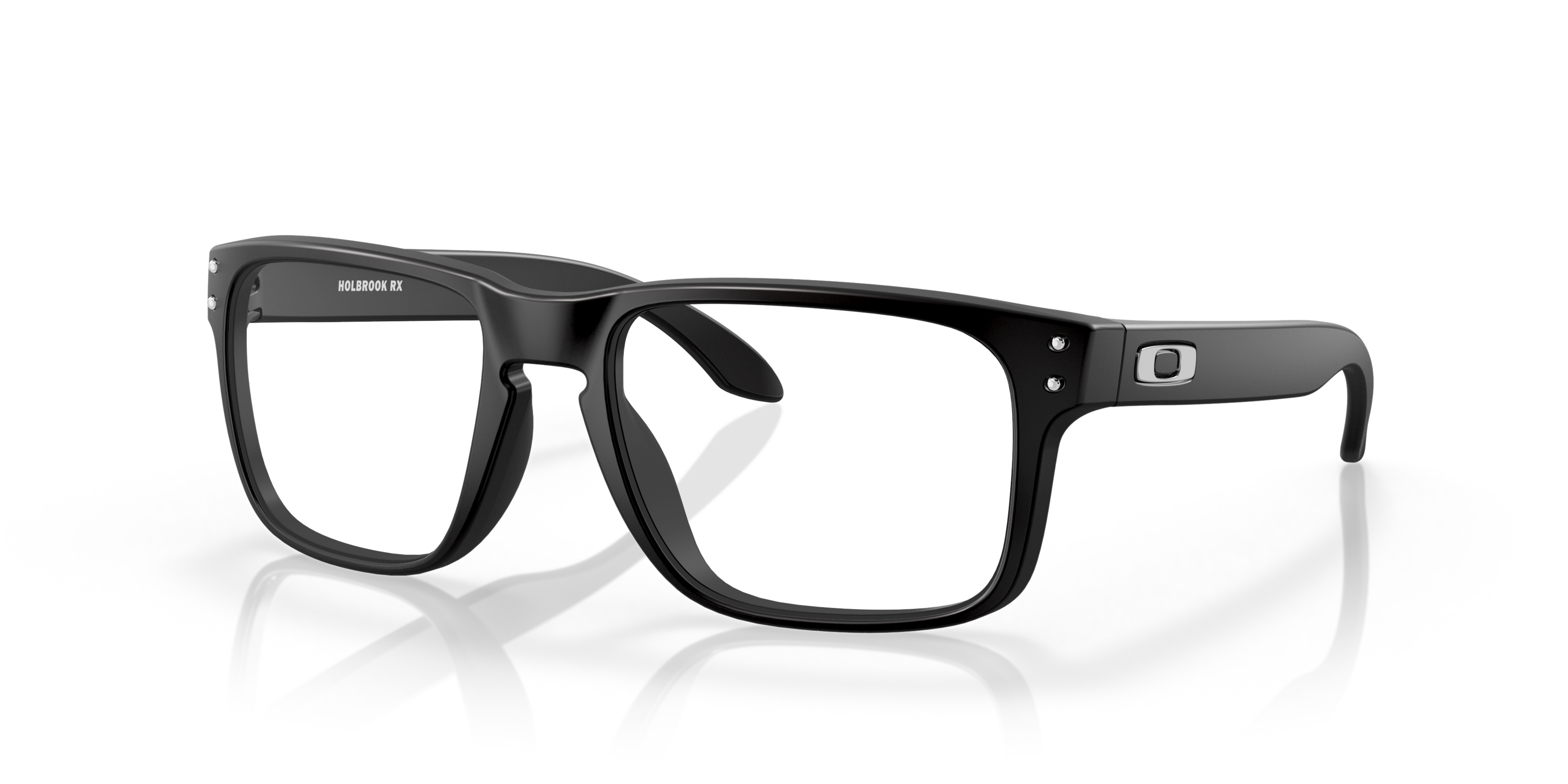 Angle_Left01 Oakley Holbrook Rx OX 8156 Glasses Transparent / Black