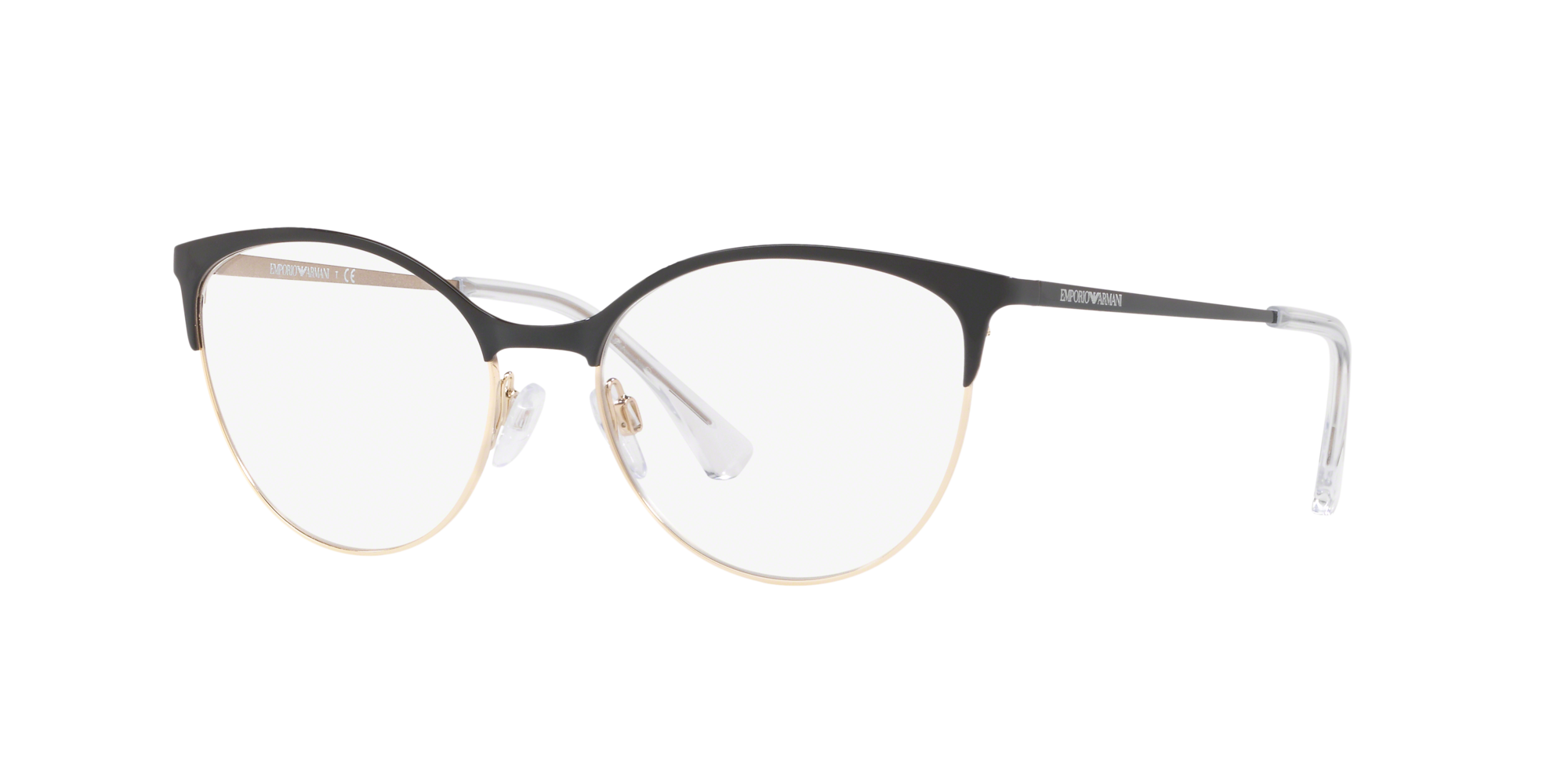 Angle_Left01 Emporio Armani EA 1087 Glasses Transparent / Pink
