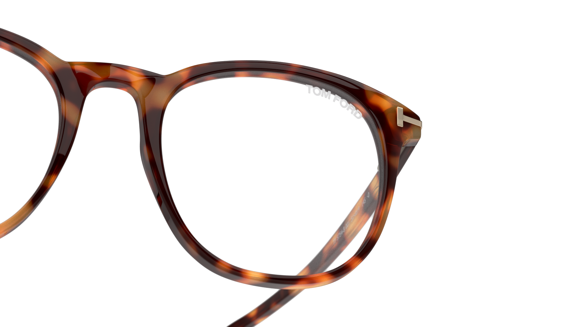 Detail01 Tom Ford FT5754-B 53 Glasögonbåge Brun