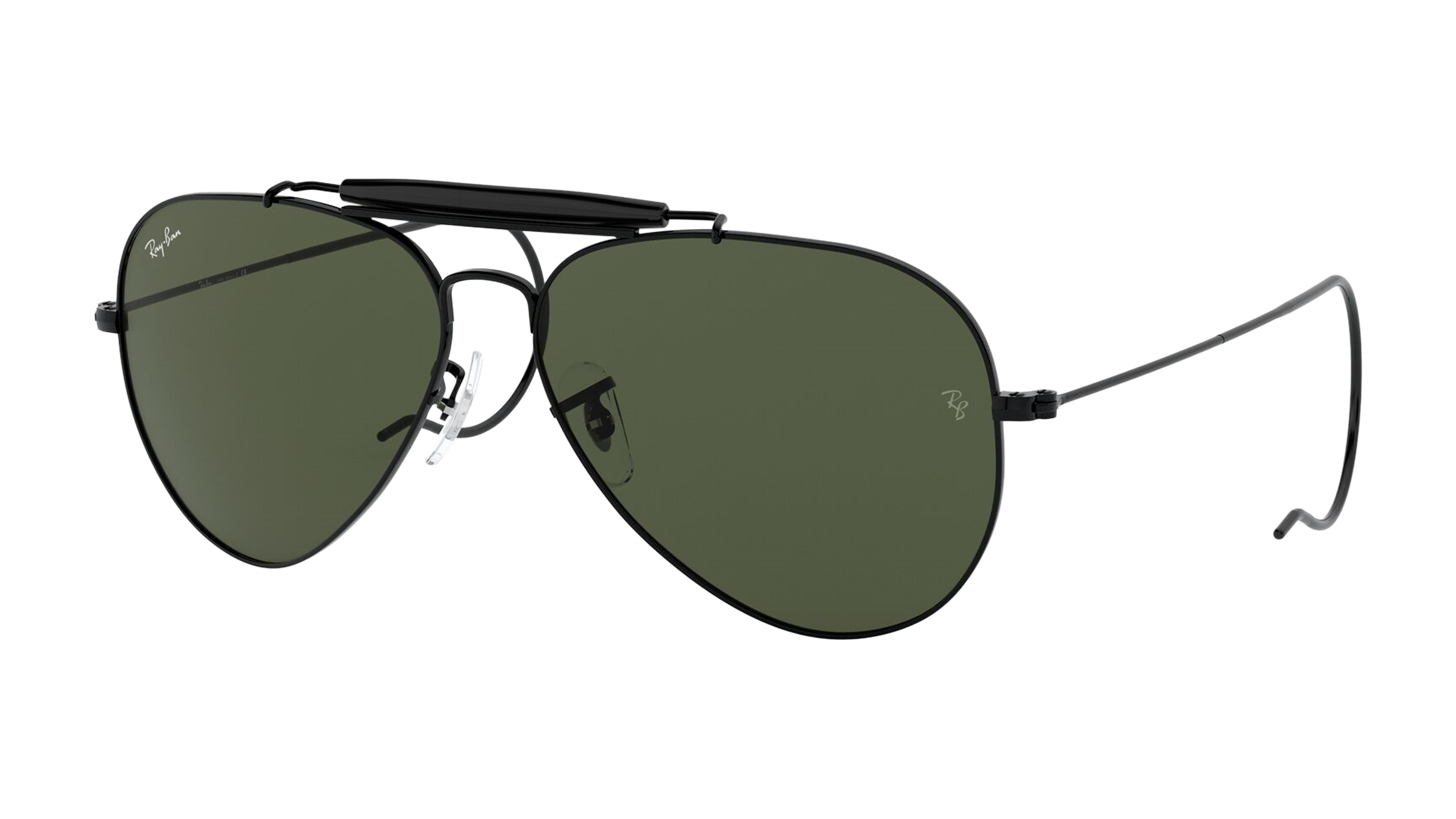 Angle_Left01 Ray-Ban Outdoorsman RB3030 L0216 Groen / Goud