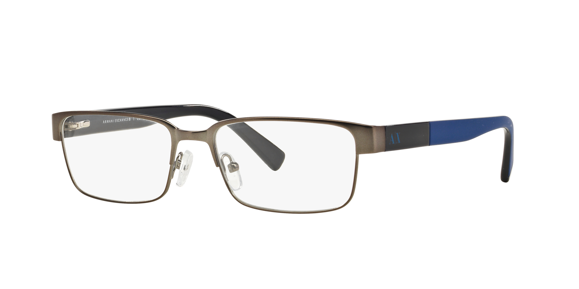 Angle_Left01 Armani Exchange AX 1017 Glasses Transparent / Grey