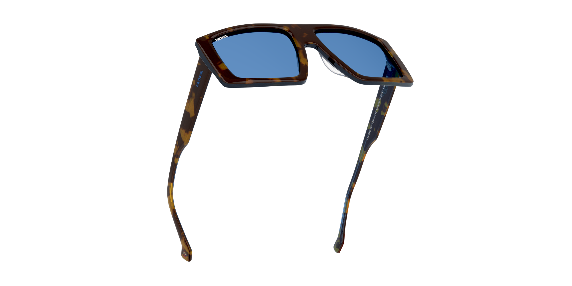 Bottom_Up Fortnite with Unofficial UNSU0146 Sunglasses Blue / Havana