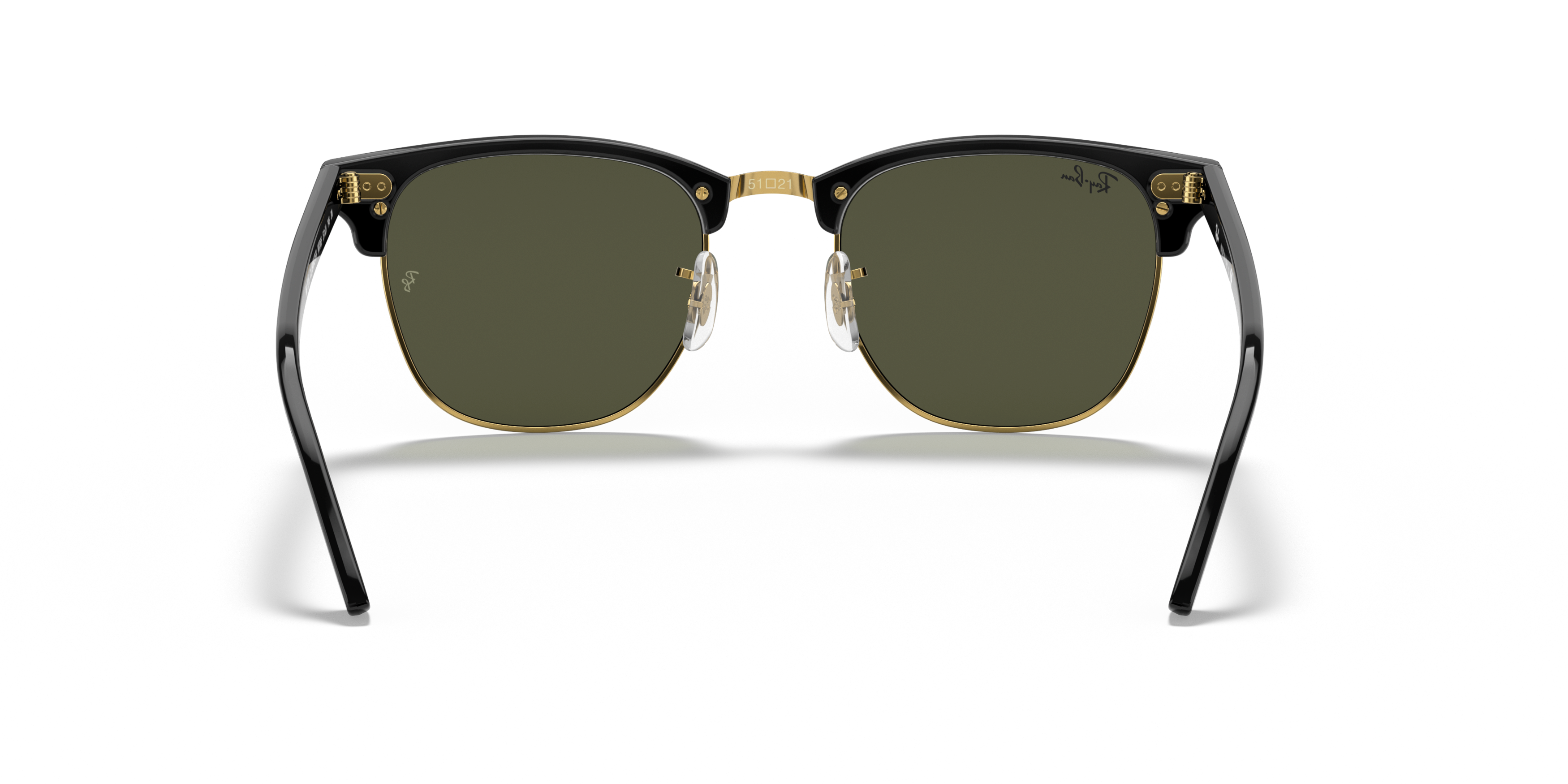 Detail02 Ray-Ban Club Master RB 3016 (W0365) Sunglasses Green / Black