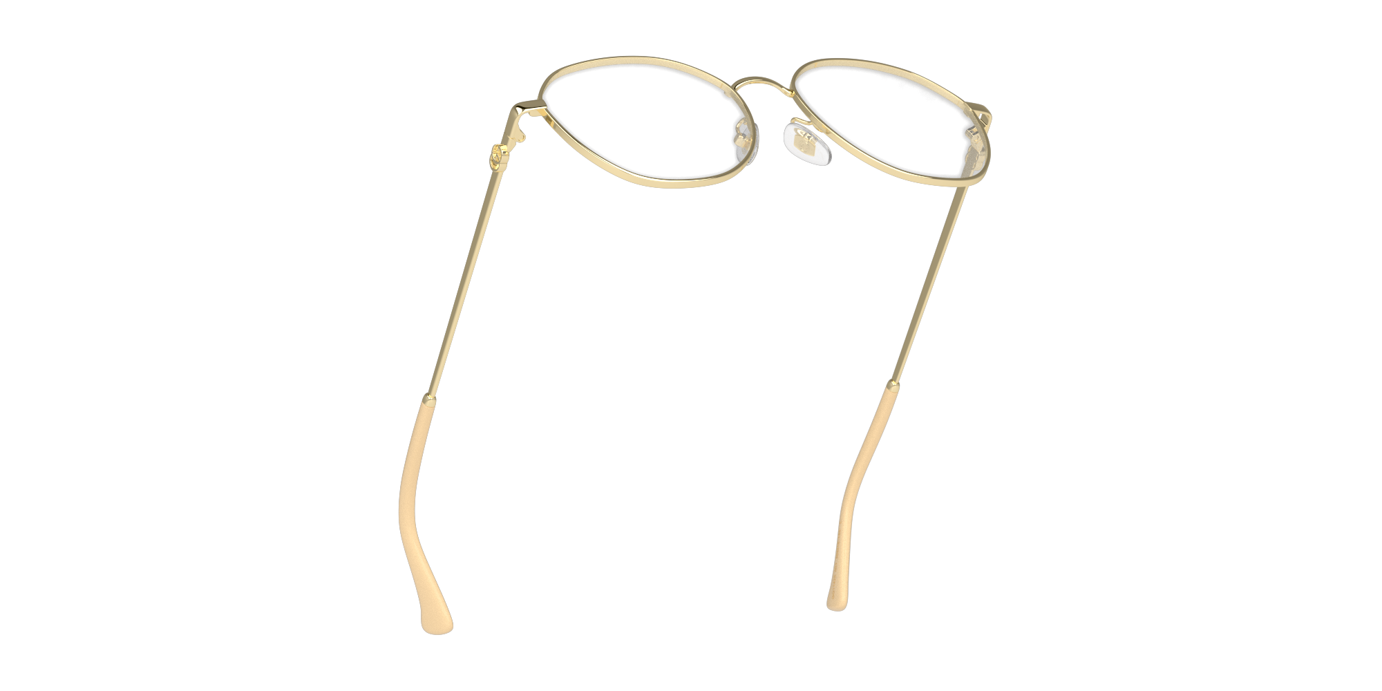 Bottom_Up Gucci GG 1145 Glasses Transparent / Gold