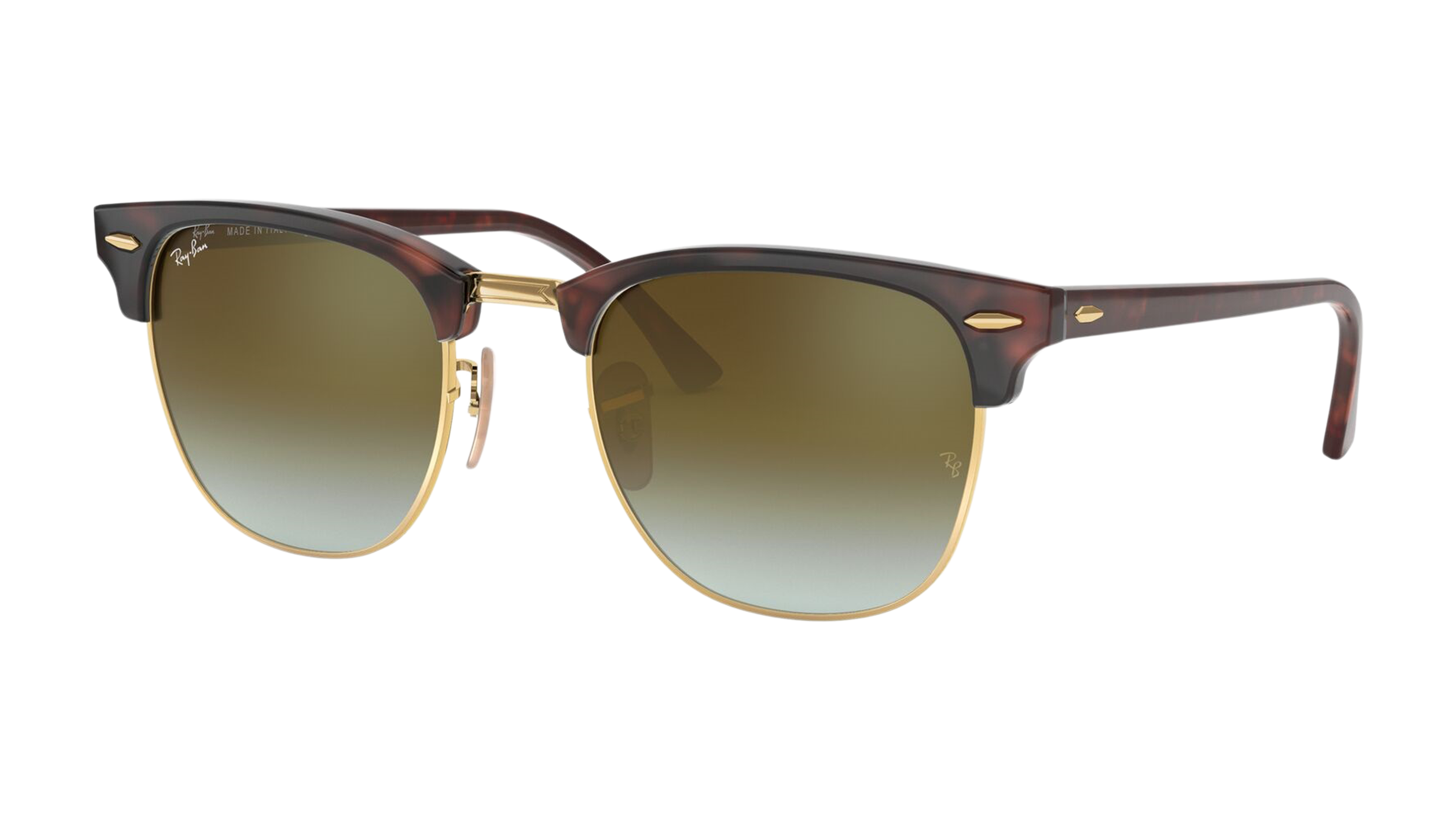 [products.image.angle_left01] Ray-Ban Clubmaster Flash Gradient RB3016 990/9J