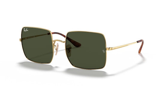 Ray-Ban Square RB 1971 (914731) Sunglasses Green / Gold