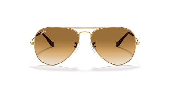 Ray-Ban Aviator Gradient RB 3025 Sunglasses Brown / Gold