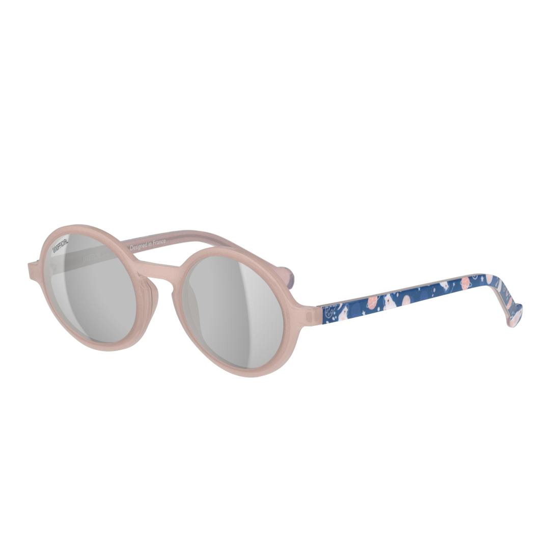 Unofficial UNSK0027 Lunettes de Soleil Enfant - Panthos Rose Bleu - Possibilité de verres correcteur